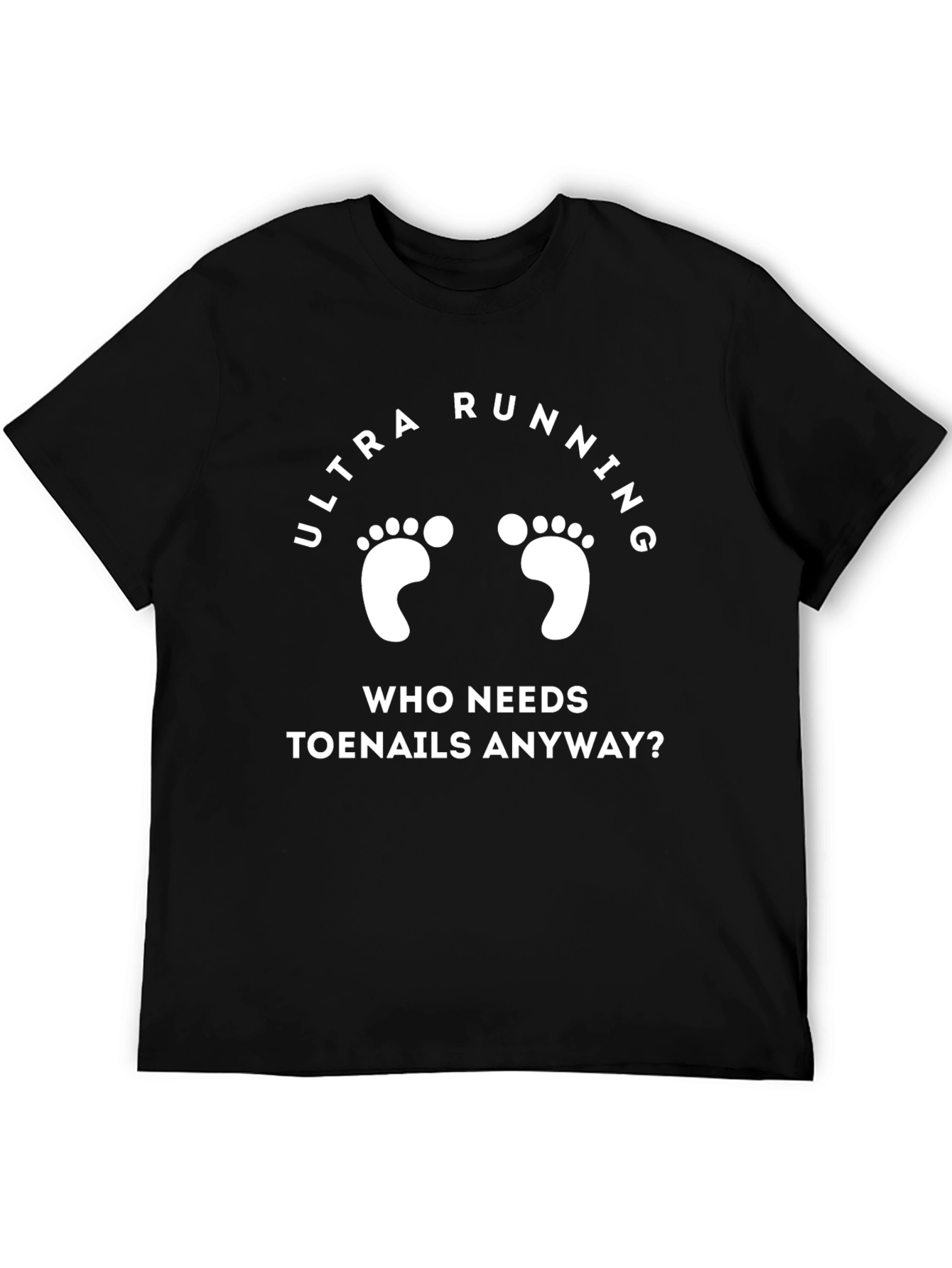 Ultra Running Toenails Funny Graphic Tee