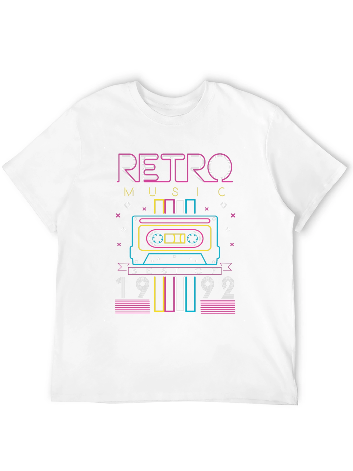 Retro Music Best of 1992 Cassette T-Shirt