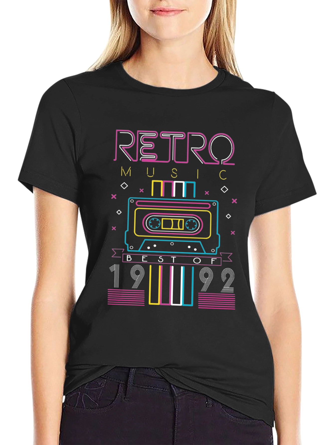 Retro Music Best of 1992 Cassette T-Shirt