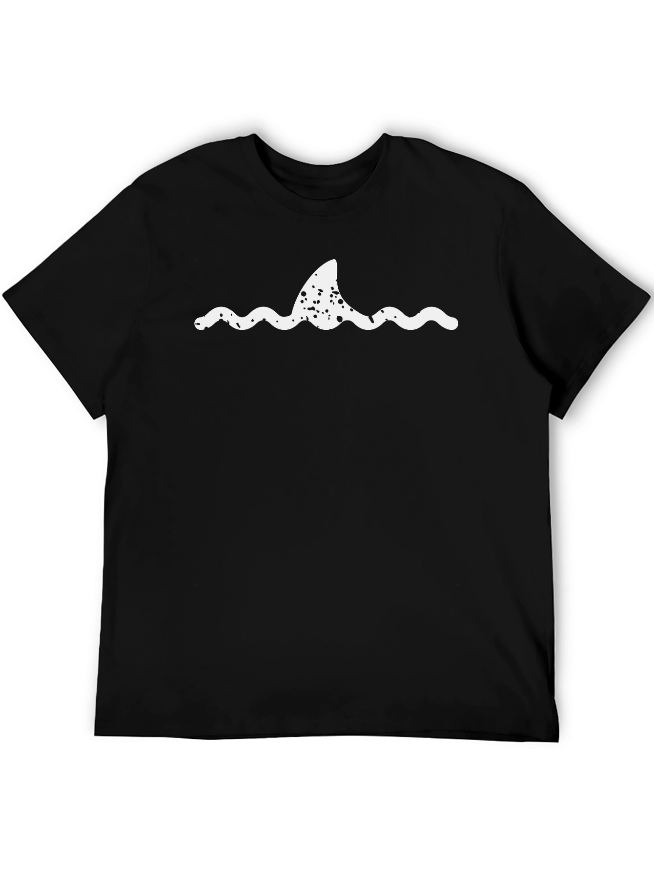 Shark Fin Waves Graphic Tee - Cool Summer Shirt