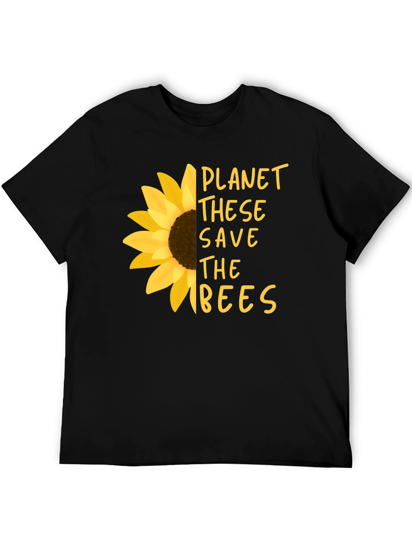 Save the Bees Sunflower Graphic Tee