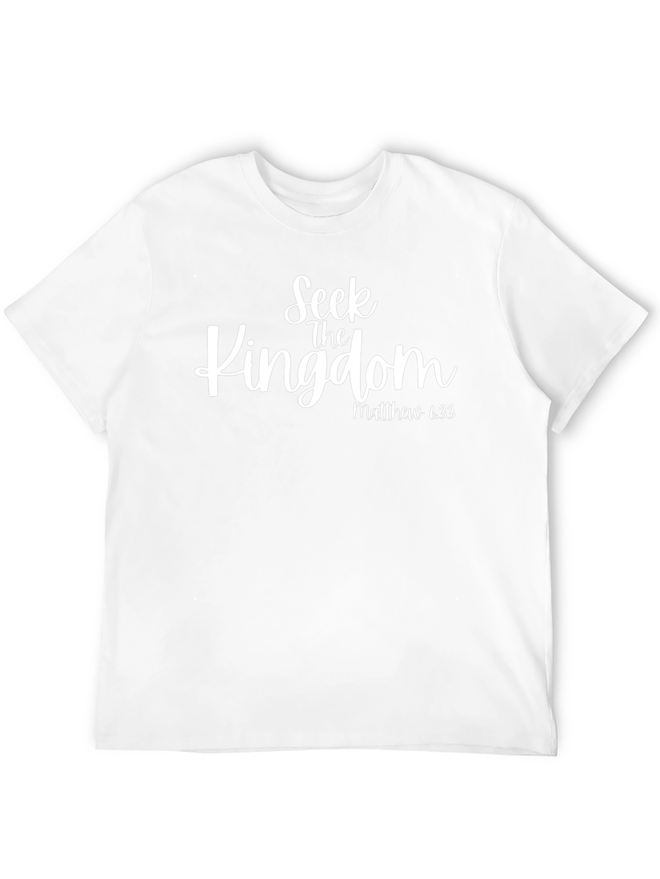 Seek The Kingdom Tee - Matthew 6:33 Christian T-Shirt