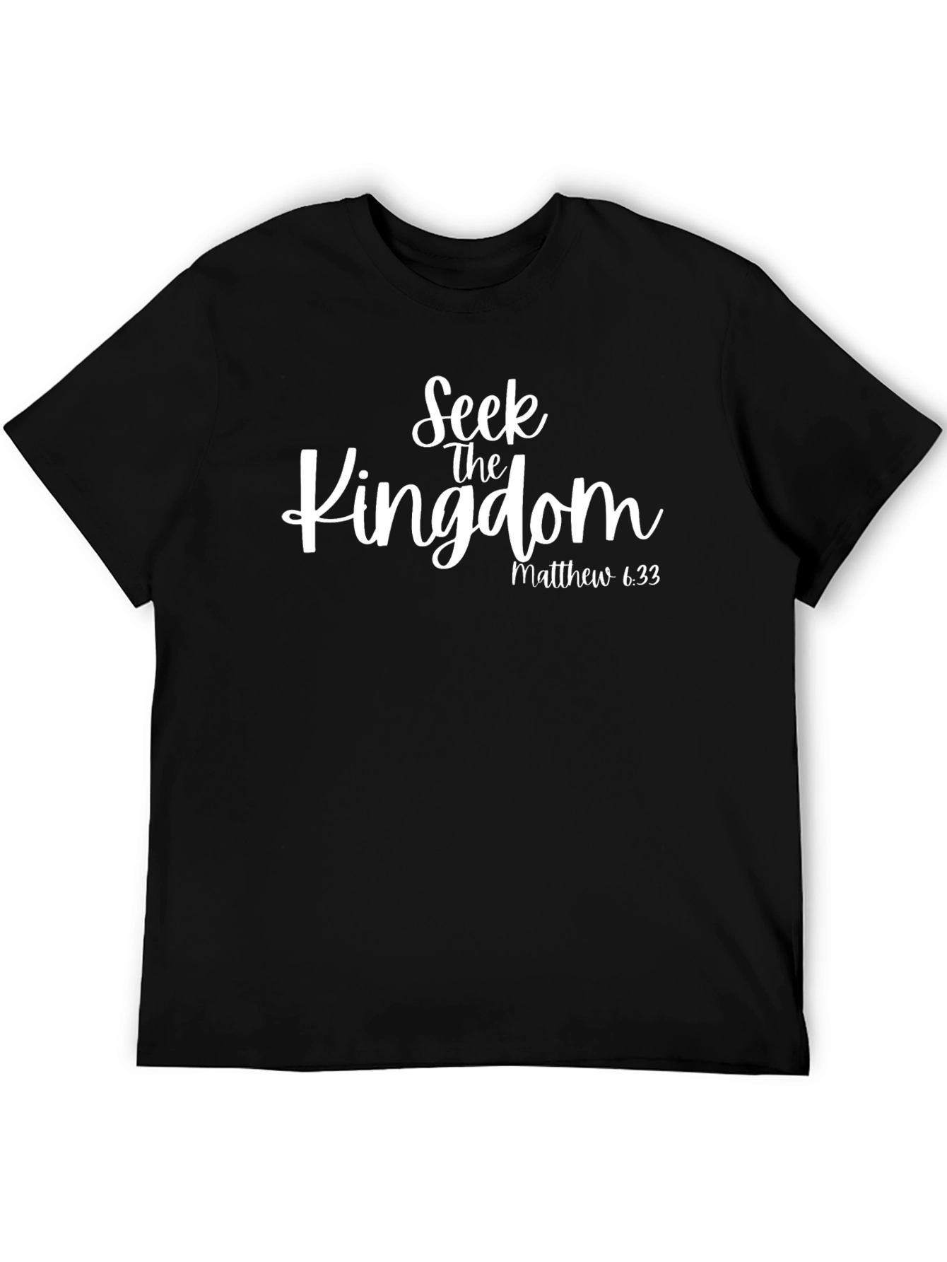 Seek The Kingdom Tee - Matthew 6:33 Christian T-Shirt