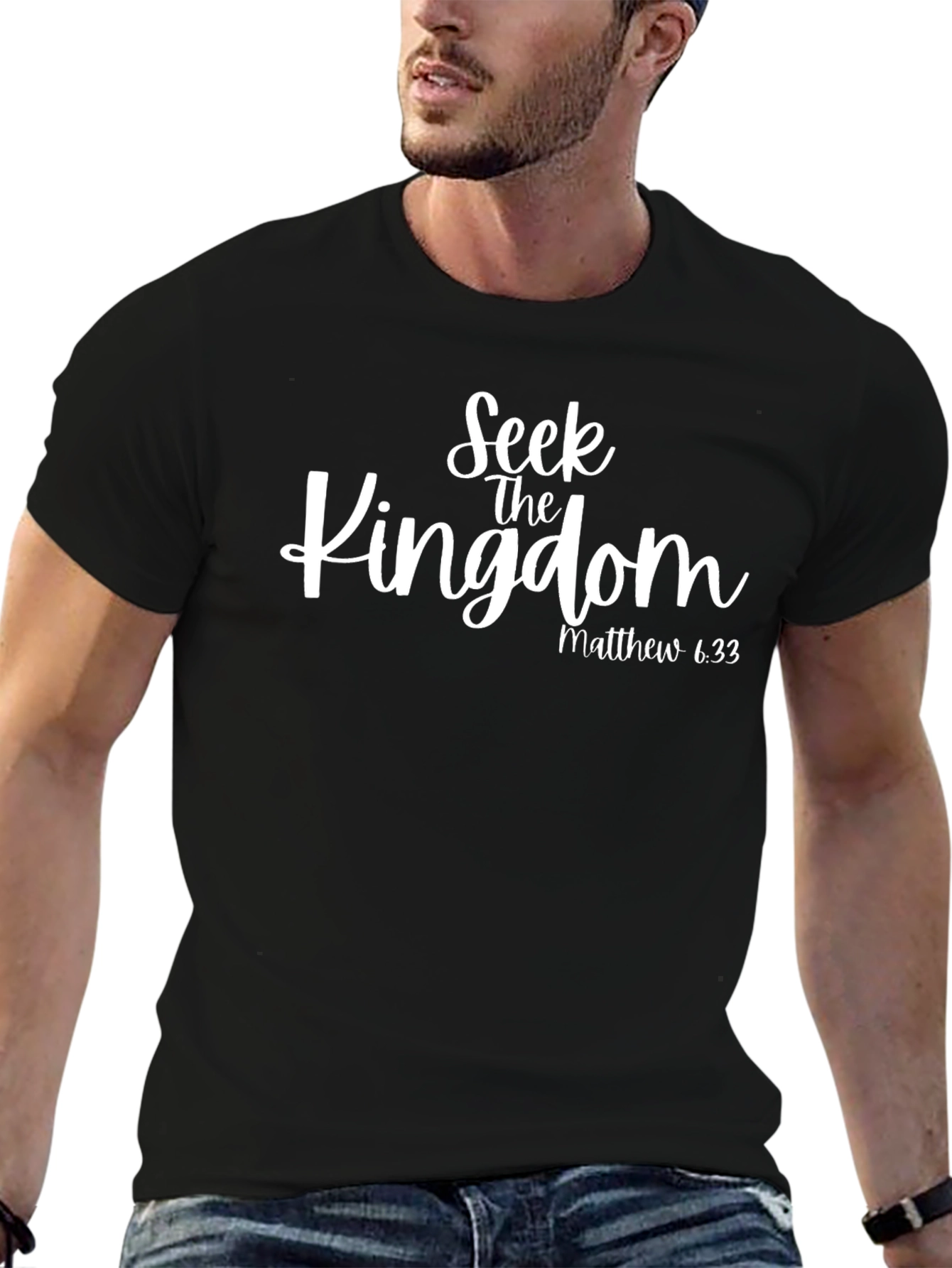 Seek The Kingdom Tee - Matthew 6:33 Christian T-Shirt