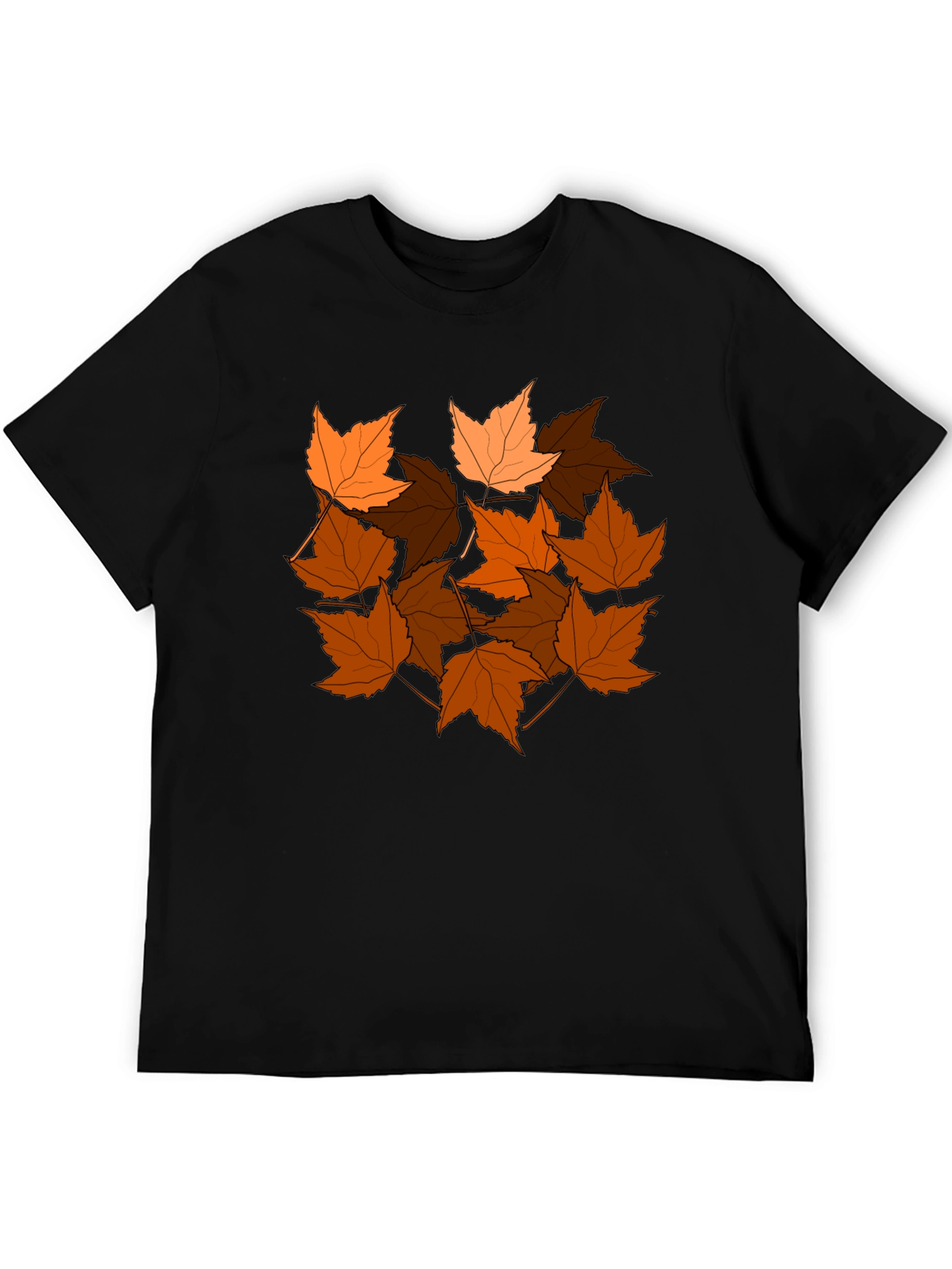 Autumn Leaves Graphic Tee - Stylish Fall T-Shirt