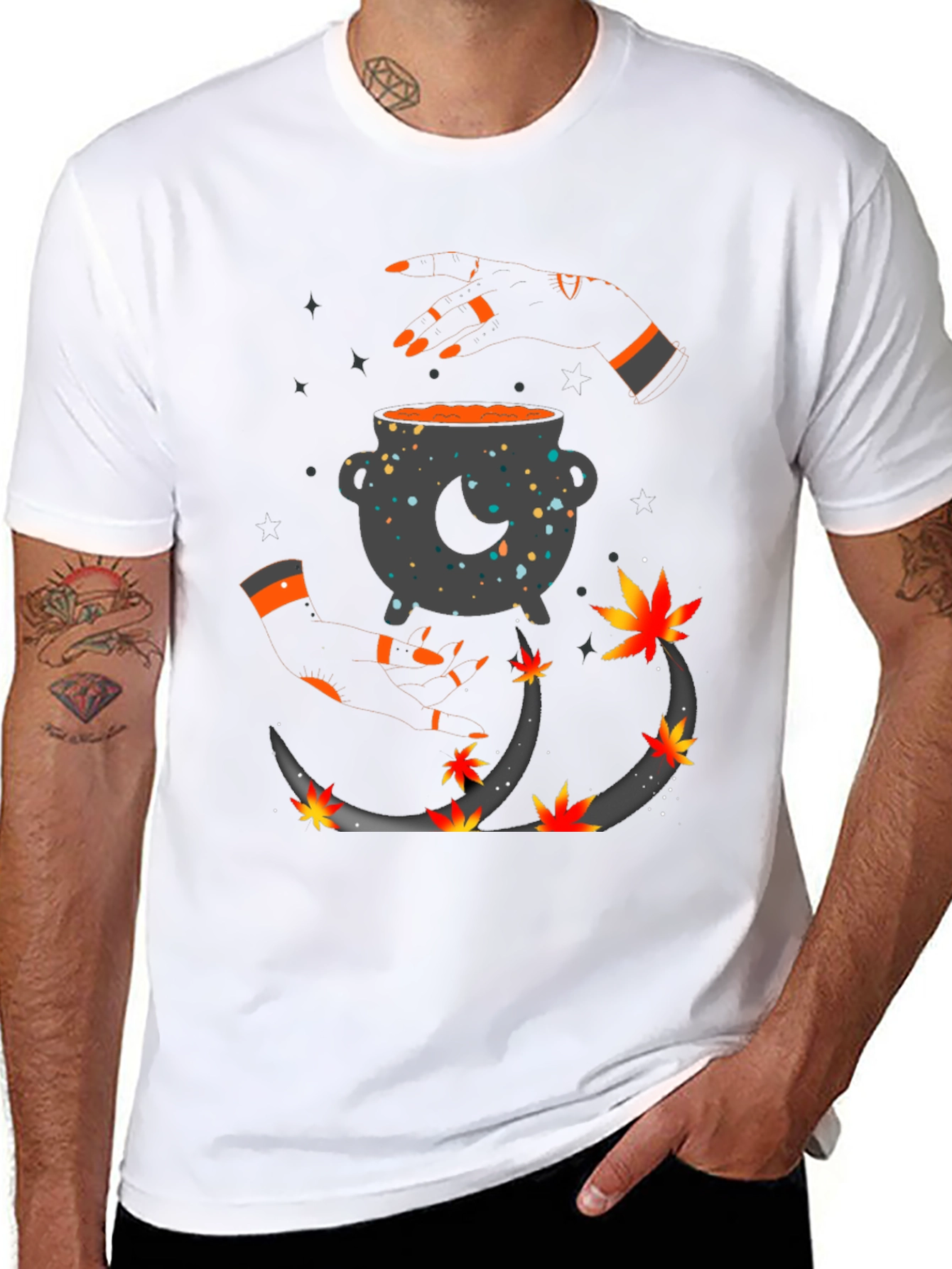 Witches Brew Graphic Tee - Halloween Fun