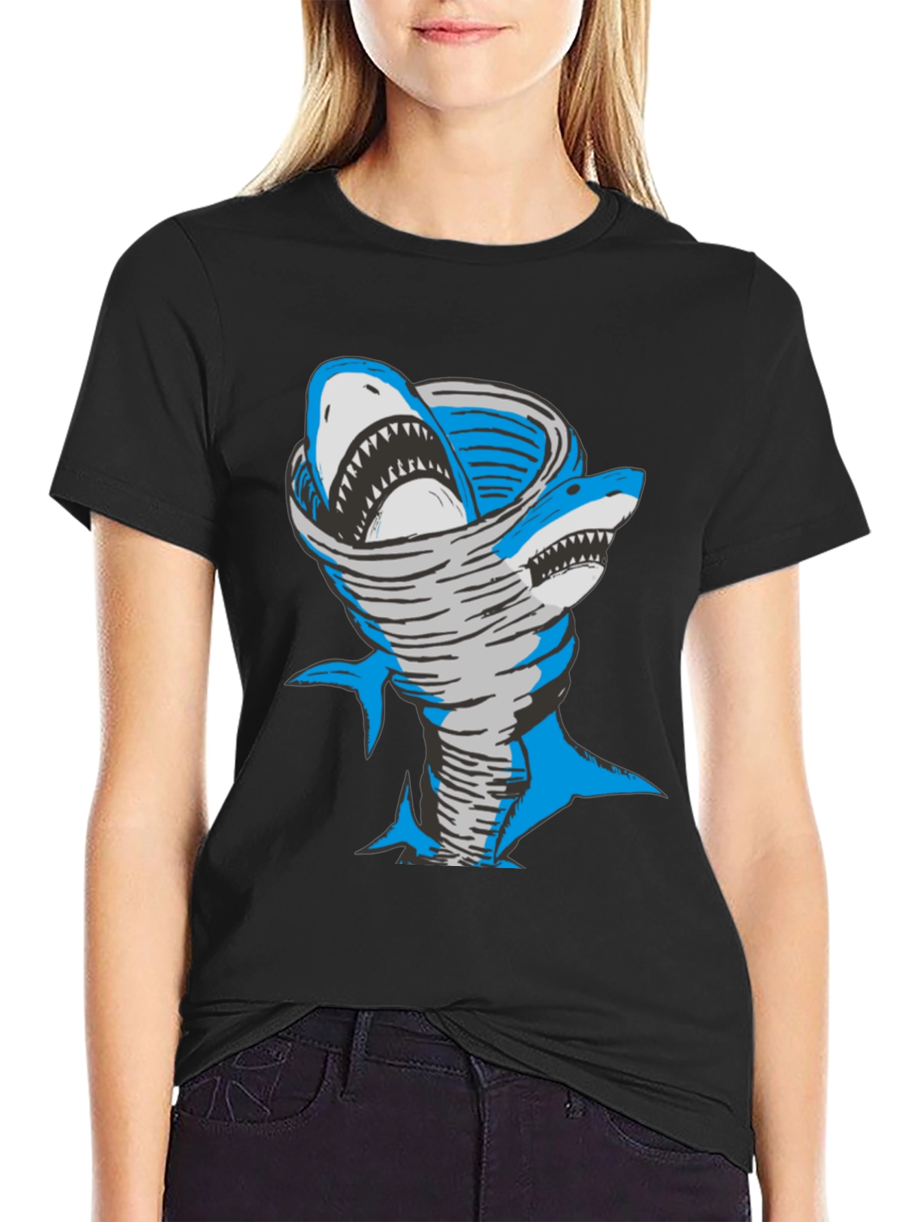 Sharknado Graphic Tee - Funny Shark T-Shirt