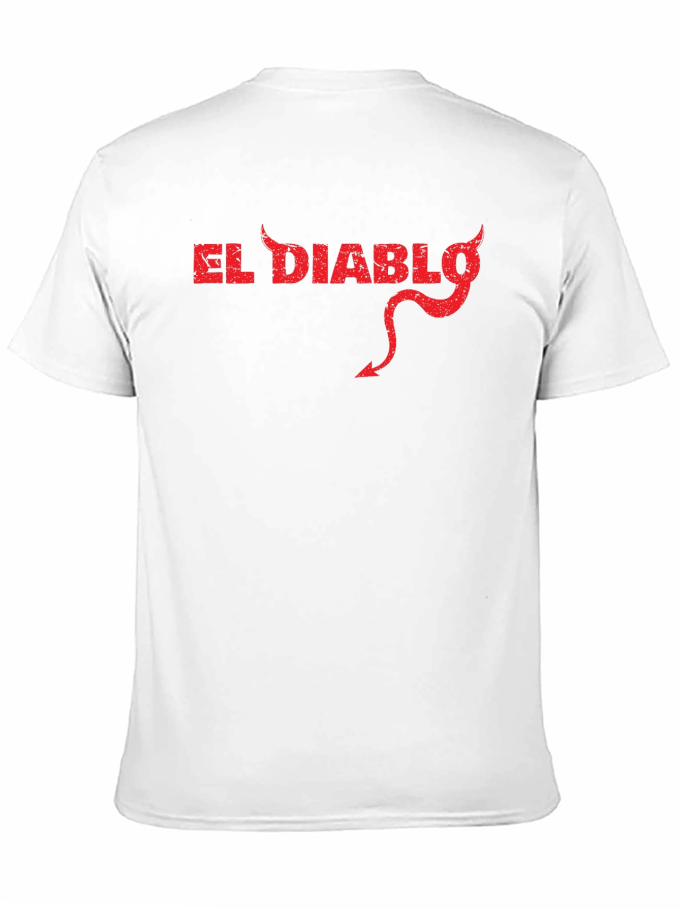 El Diablo Graphic Tee - Black Cotton Devil T-Shirt