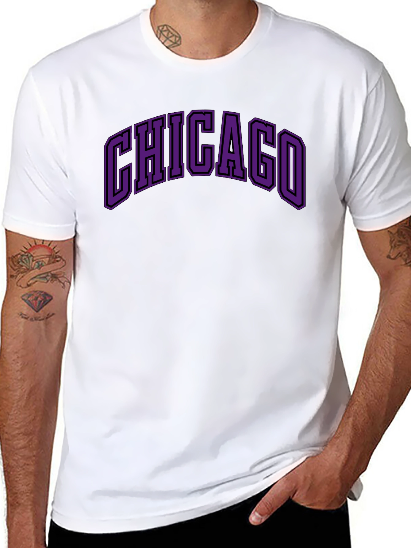 Chicago Graphic Tee - Black