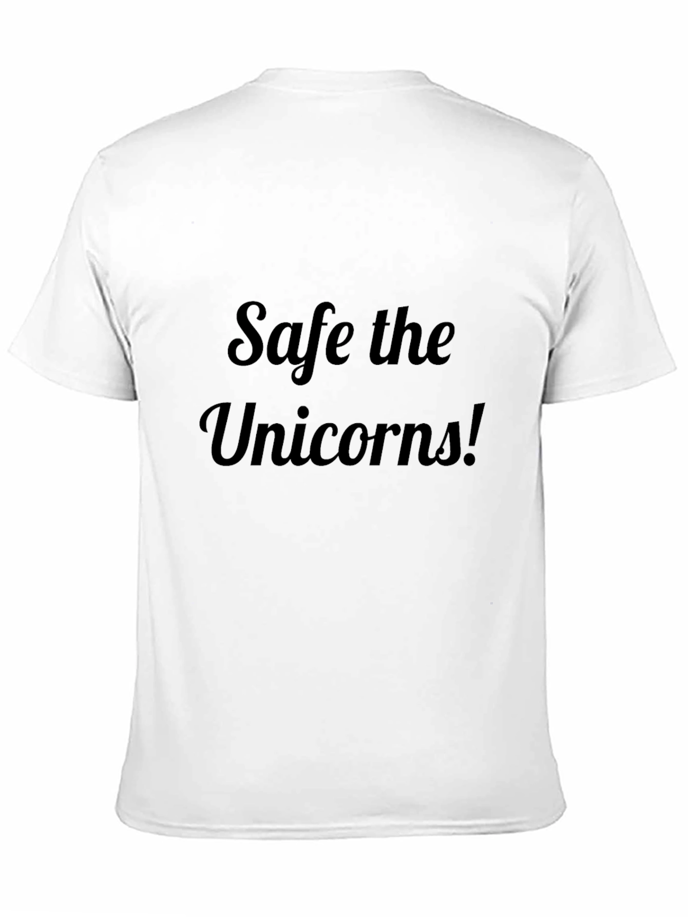 Save the Unicorns Black T-Shirt