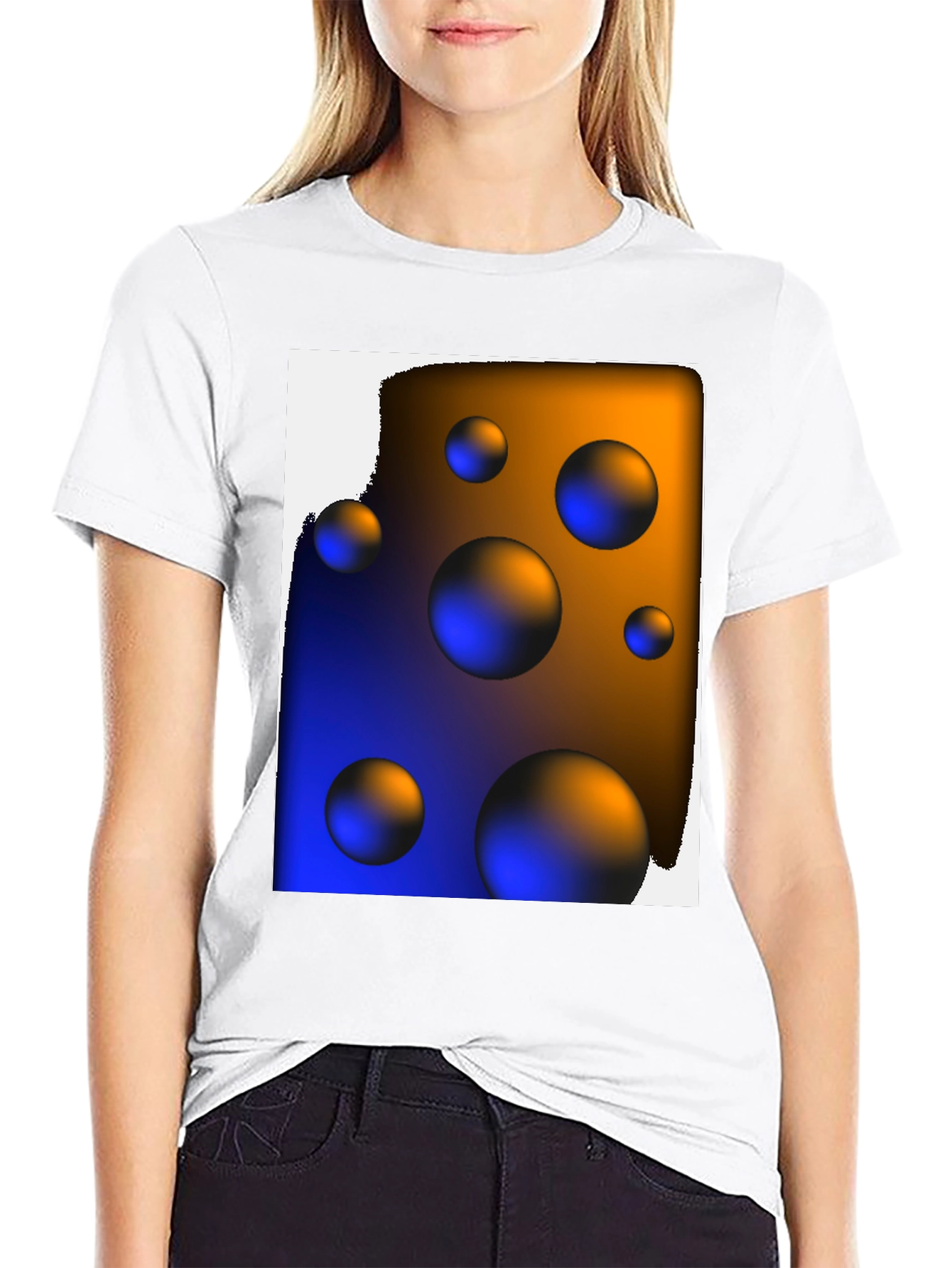 Abstract Spheres Graphic T-Shirt