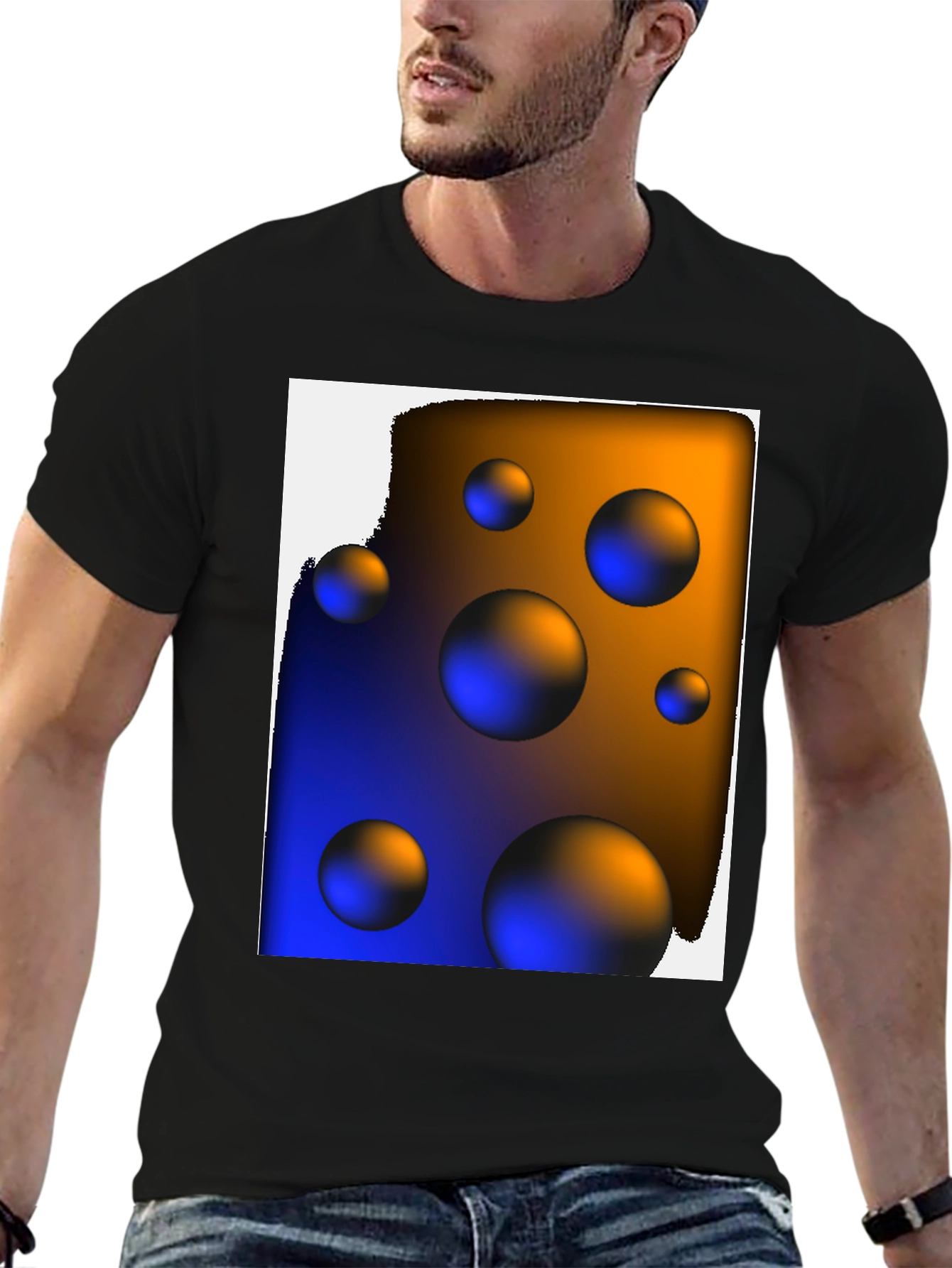 Abstract Spheres Graphic T-Shirt