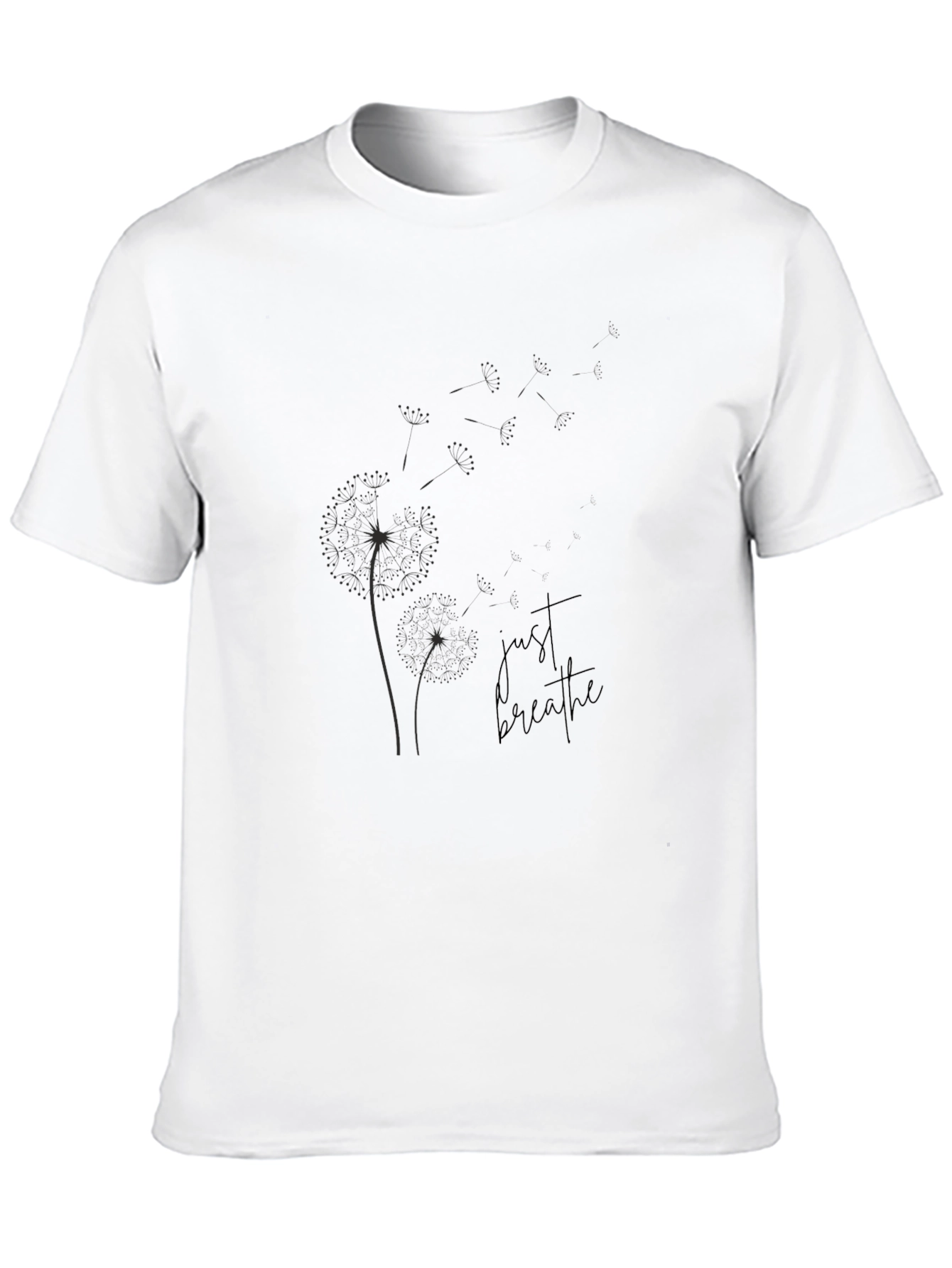 Just Breathe Dandelion T-Shirt - Relaxed Fit