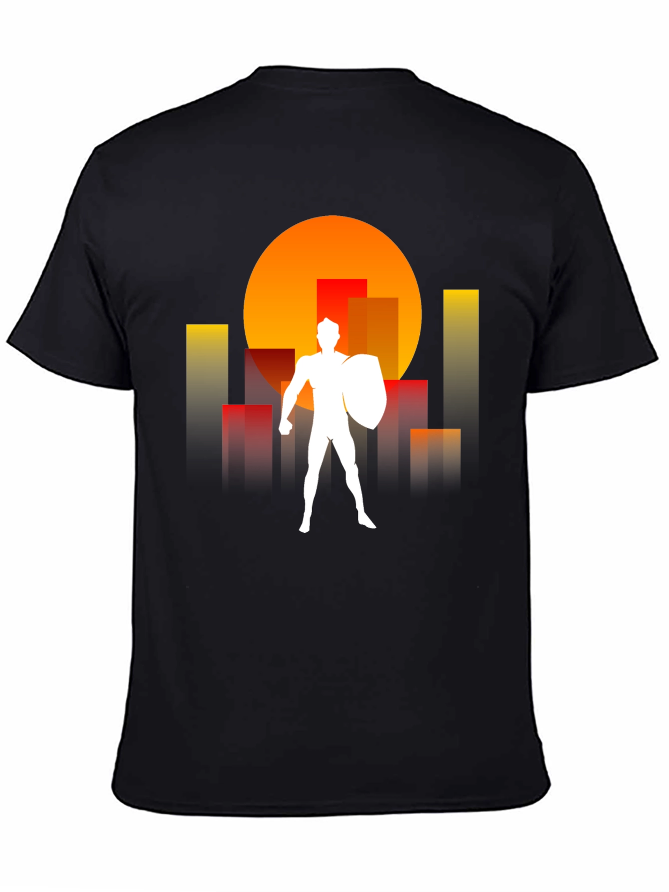 Urban Defender Graphic Tee - Black