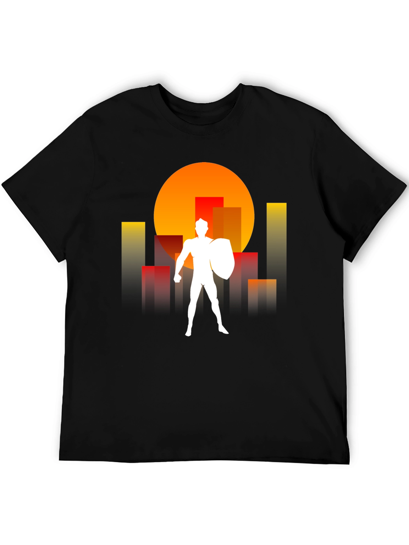Urban Defender Graphic Tee - Black