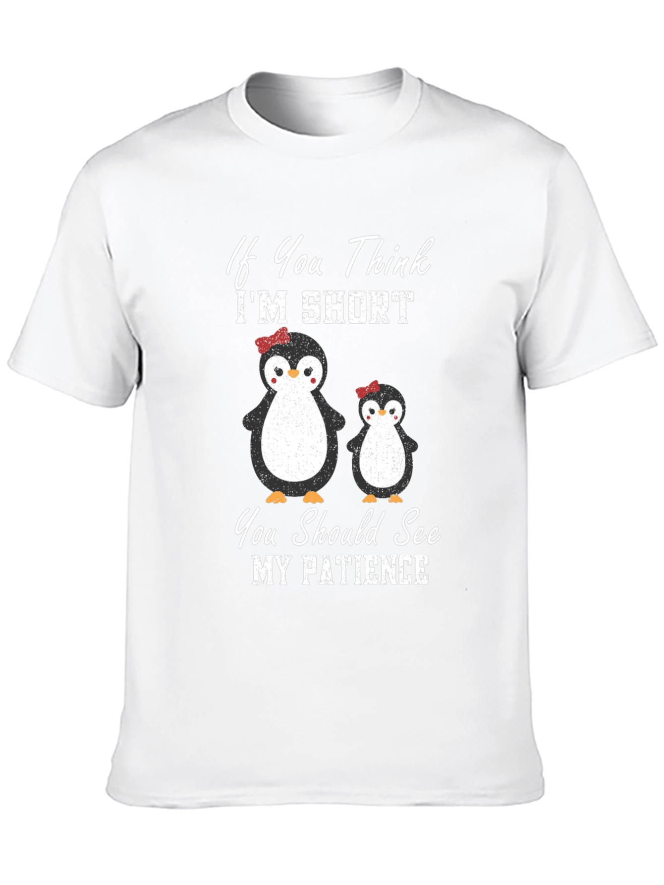 Penguin Patience T-Shirt: Short & Sassy