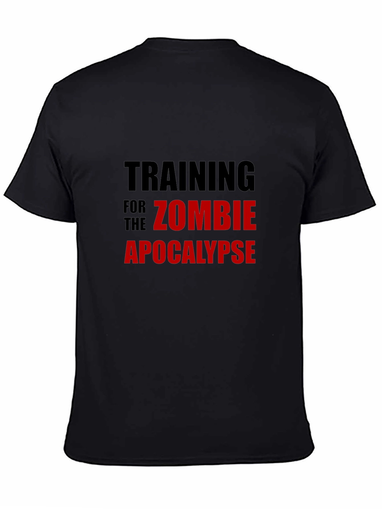Zombie Apocalypse Training Black T-Shirt