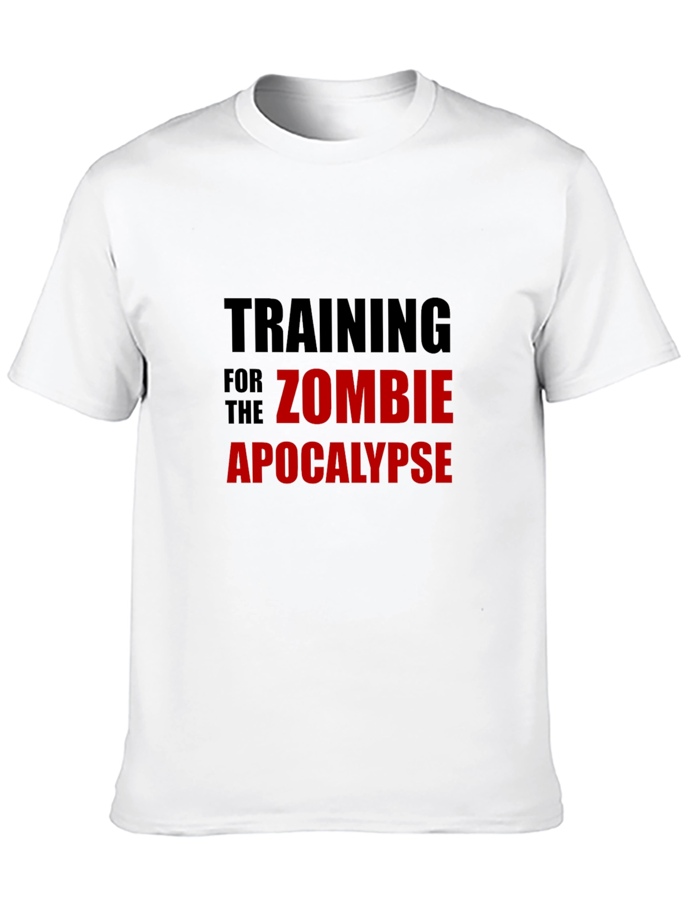 Zombie Apocalypse Training Black T-Shirt
