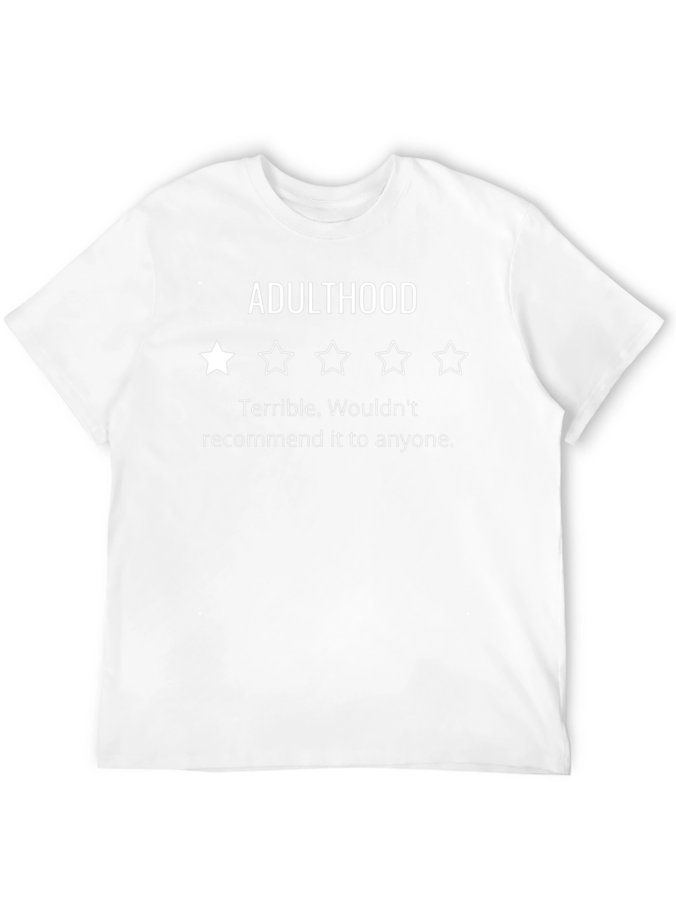Adulthood One-Star Review T-Shirt