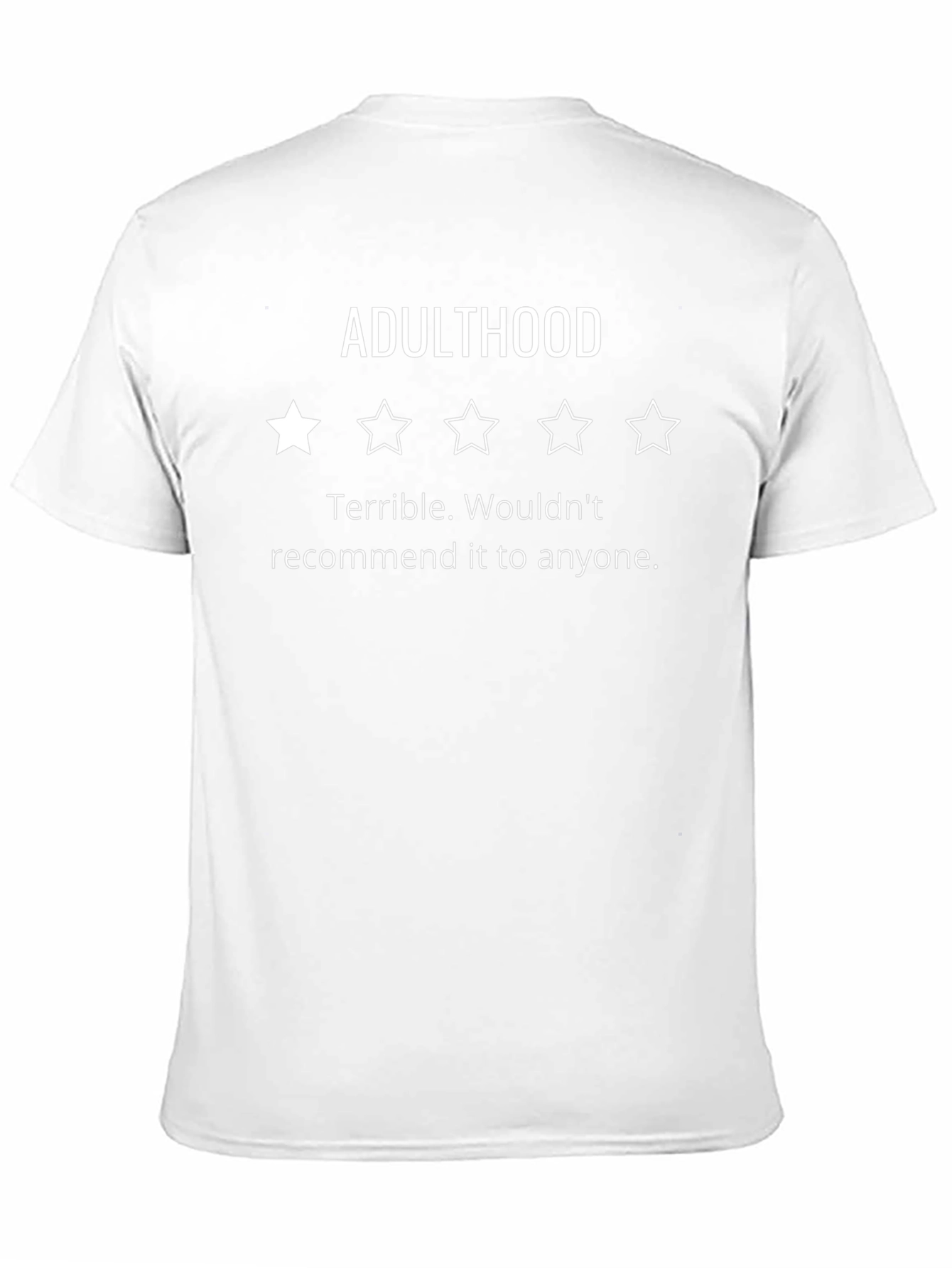 Adulthood One-Star Review T-Shirt