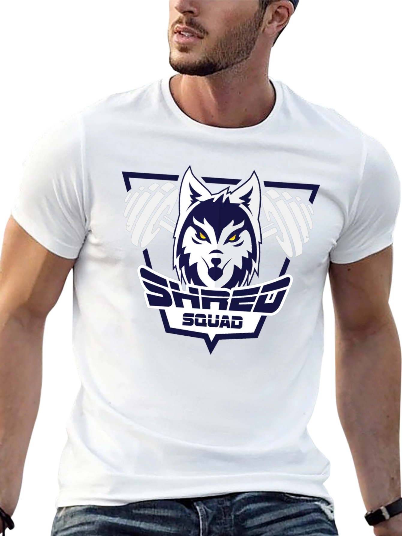 Shred Squad Wolf Gym T-Shirt