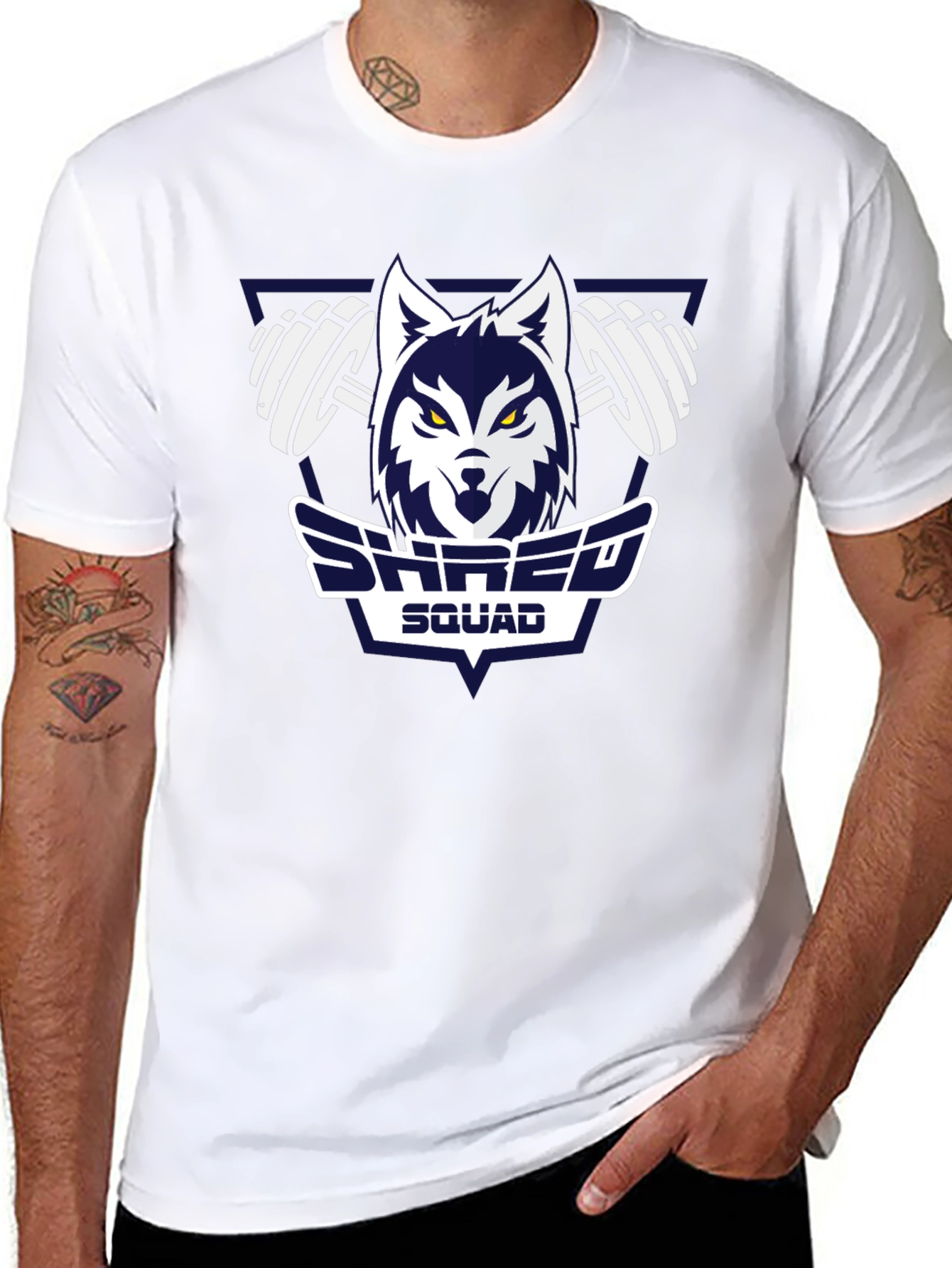 Shred Squad Wolf Gym T-Shirt