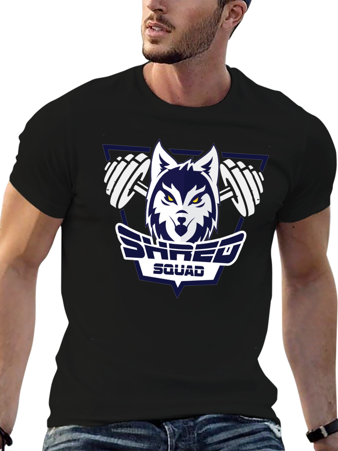 Shred Squad Wolf Gym T-Shirt