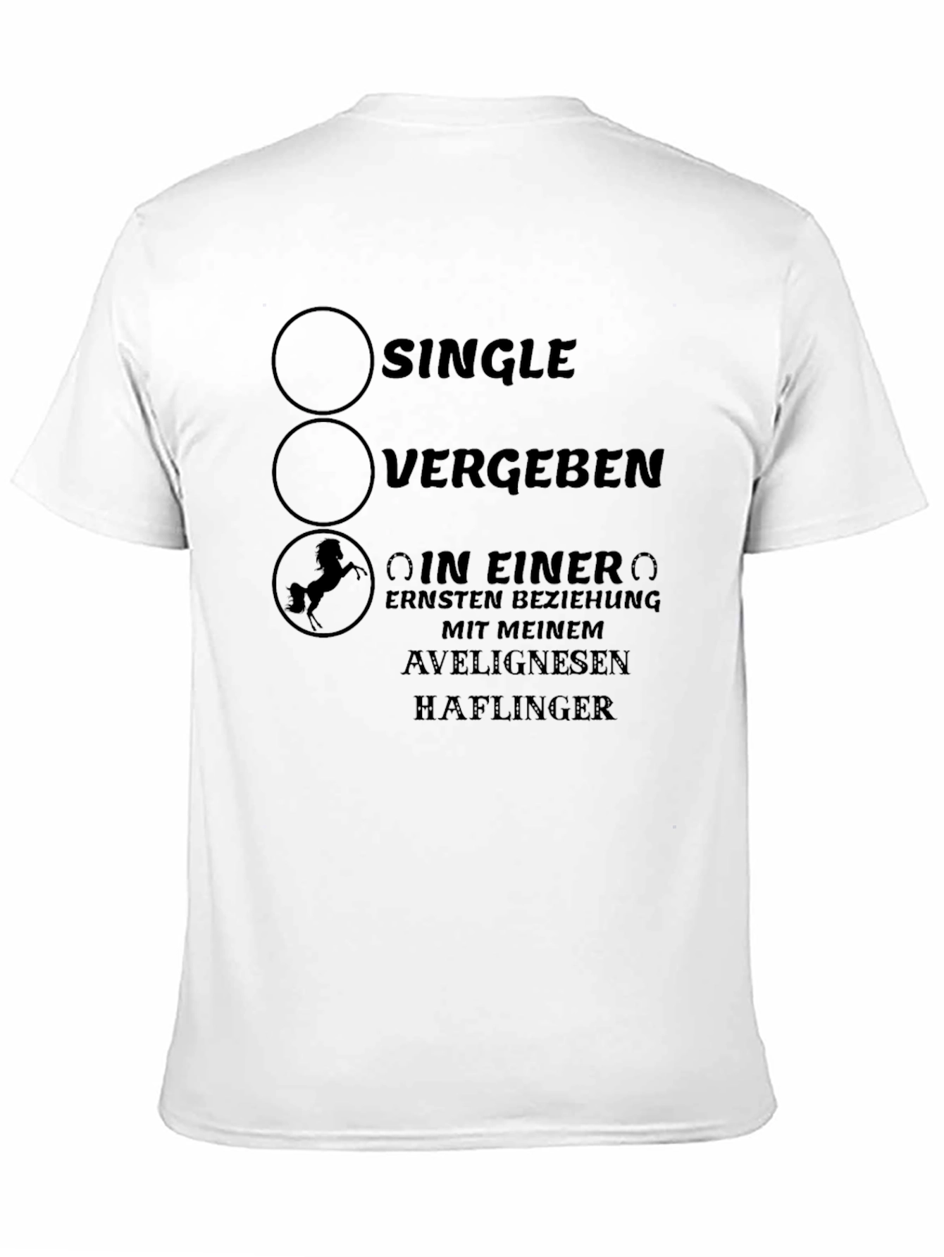 Single Vergeben Horse T-Shirt