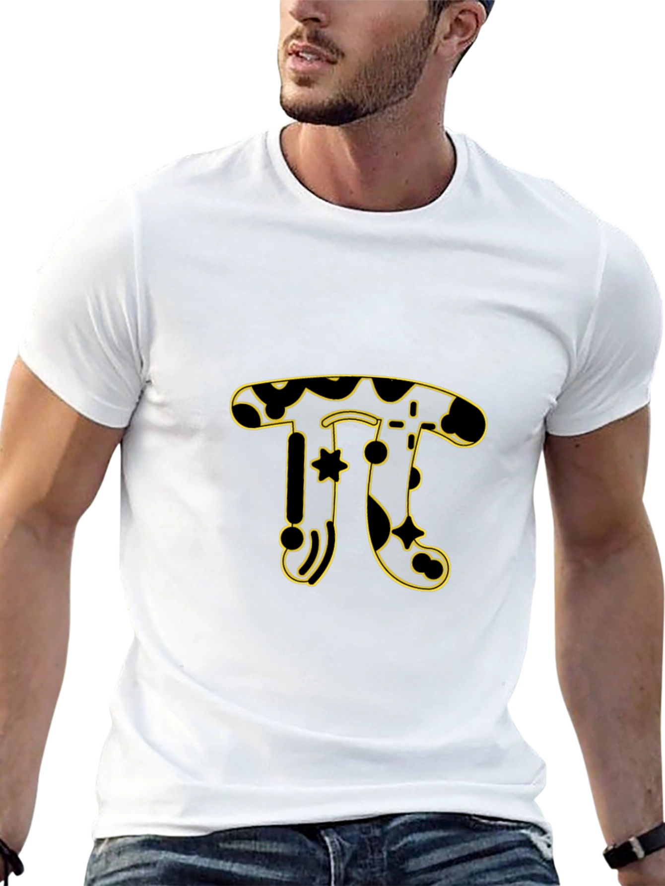 Black Pi T-Shirt - Math & Design Tee