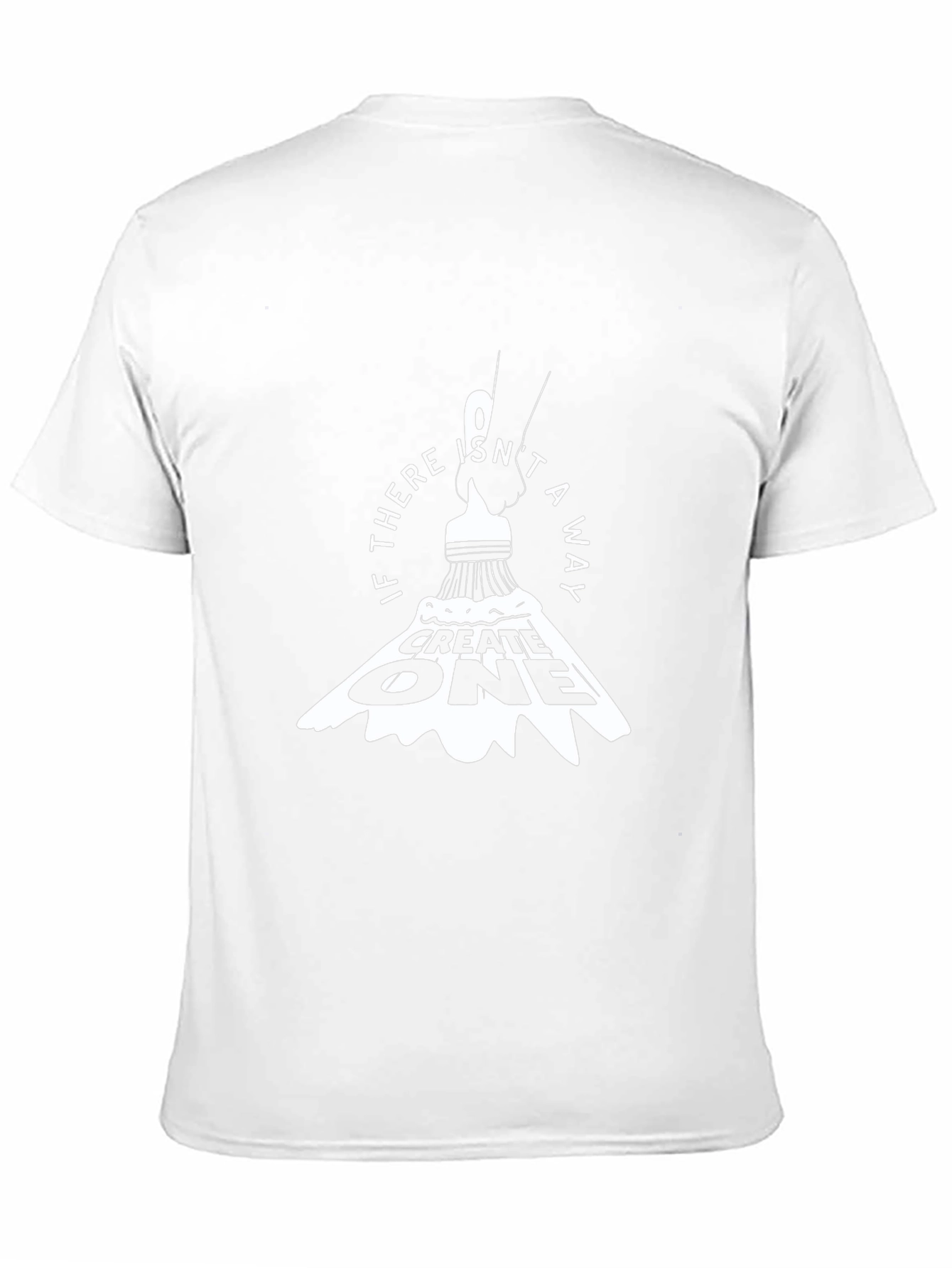 Create One Graphic Tee - Inspiring Brush Stroke Design