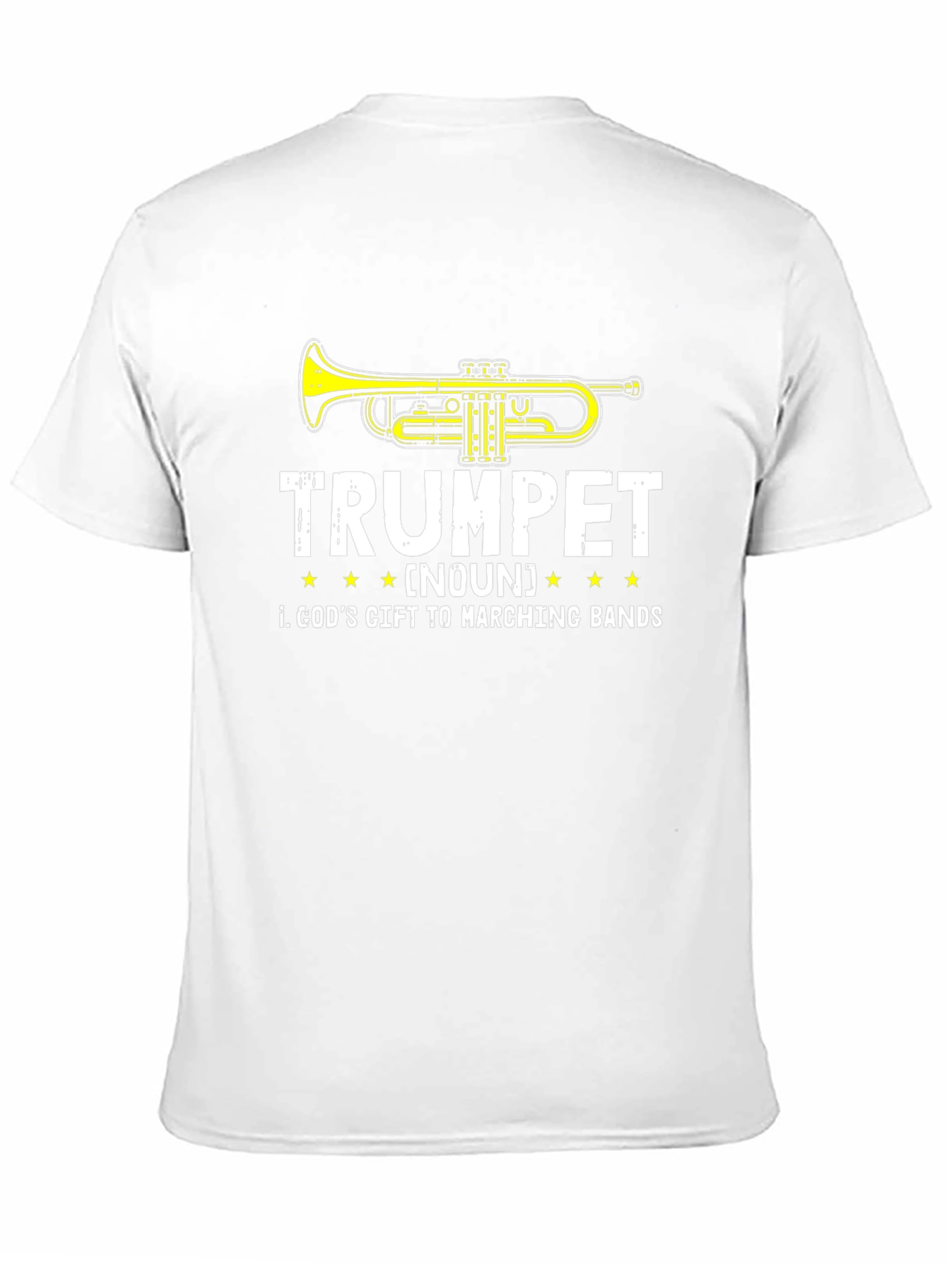 Trumpet Gods Gift Marching Band Black T-Shirt