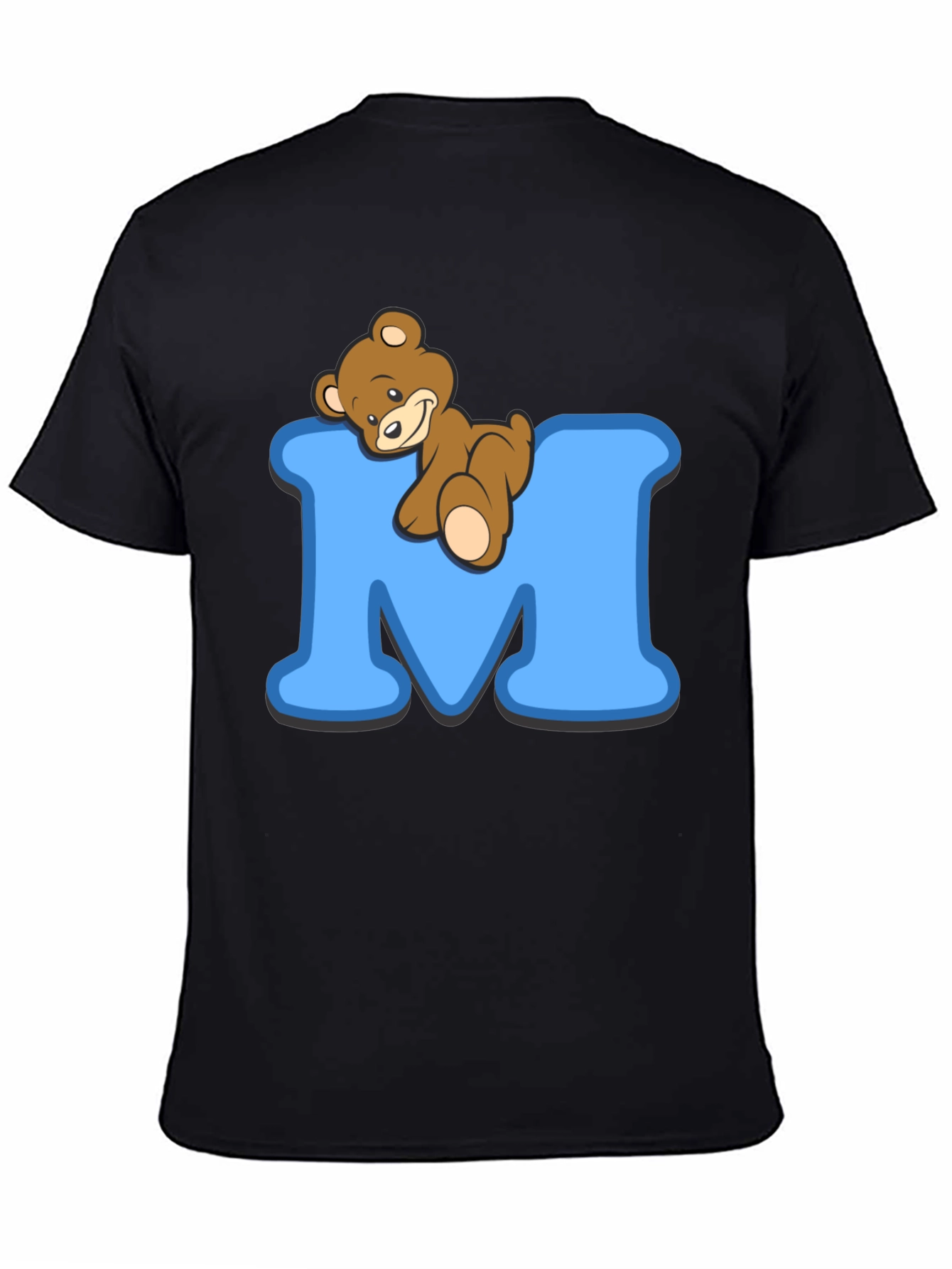 Teddy Bear M Initial T-Shirt