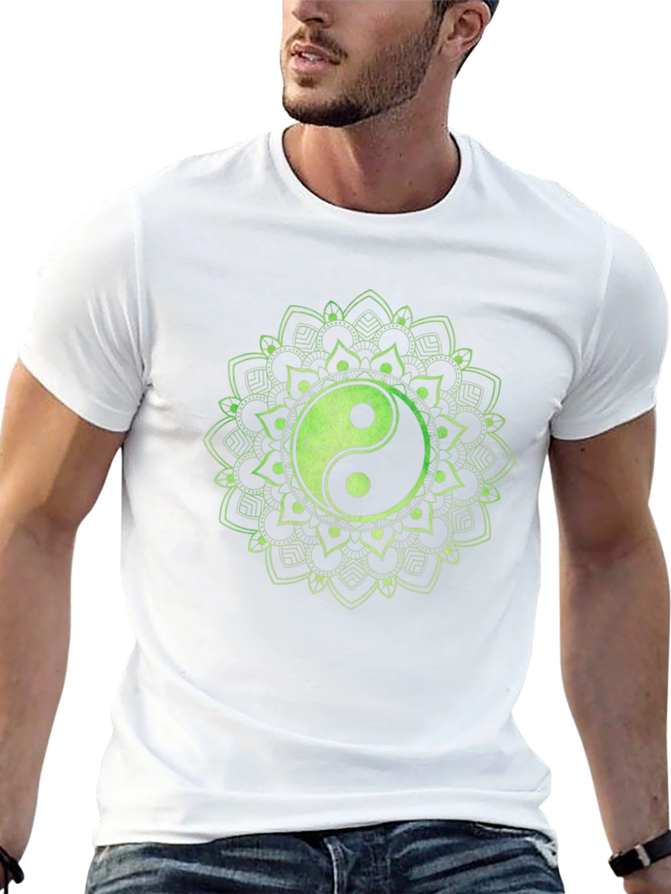 Yin Yang Mandala Graphic Tee