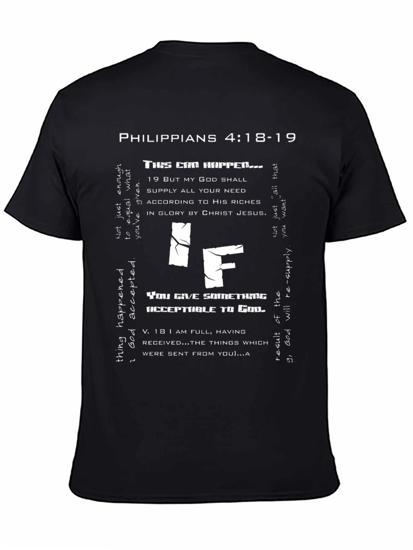 Philippians 4:18-19 Christian T-Shirt