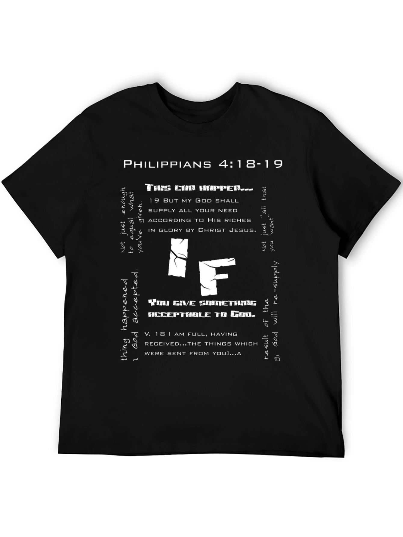 Philippians 4:18-19 Christian T-Shirt