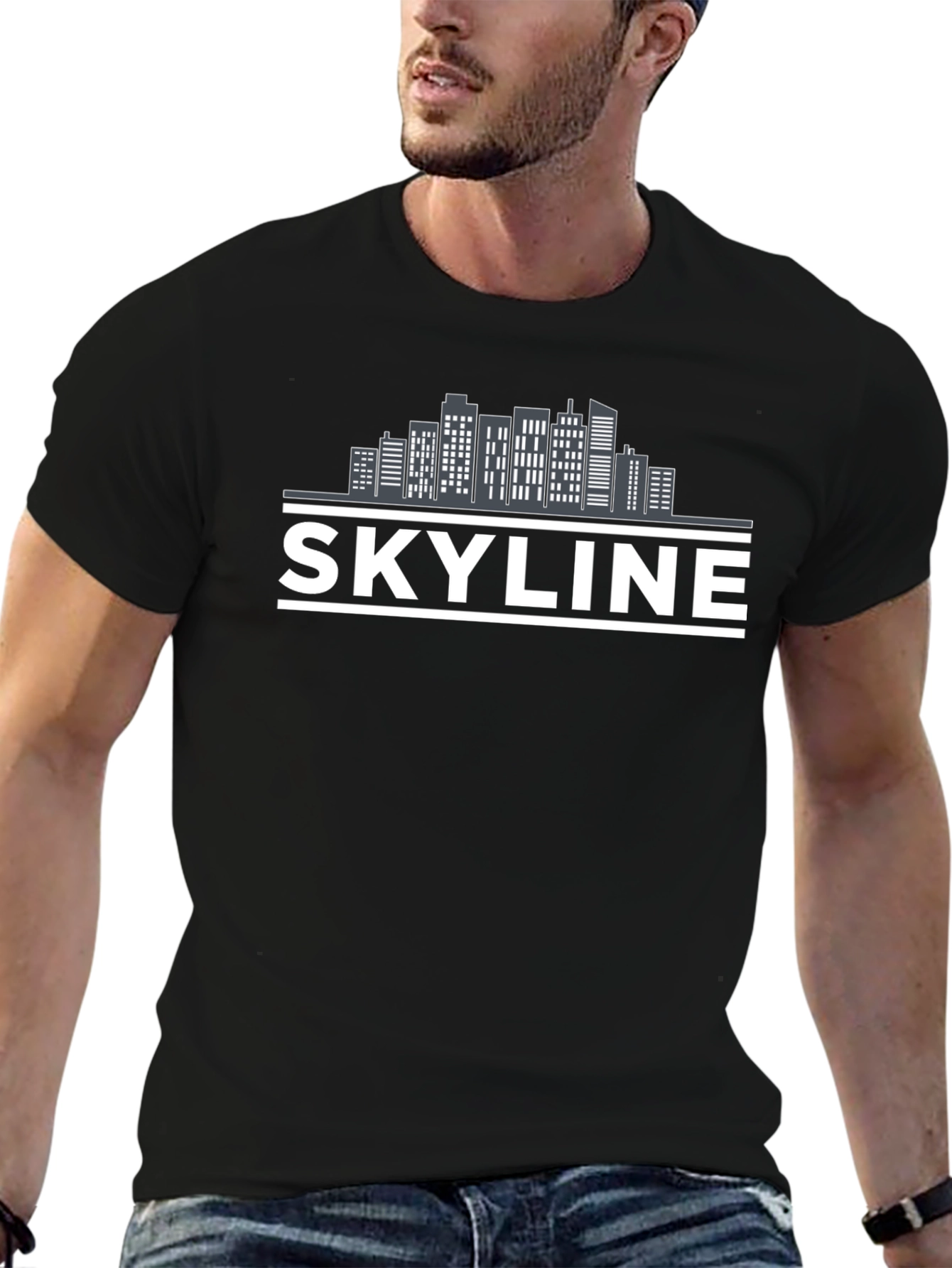Skyline Graphic Tee - Urban Style