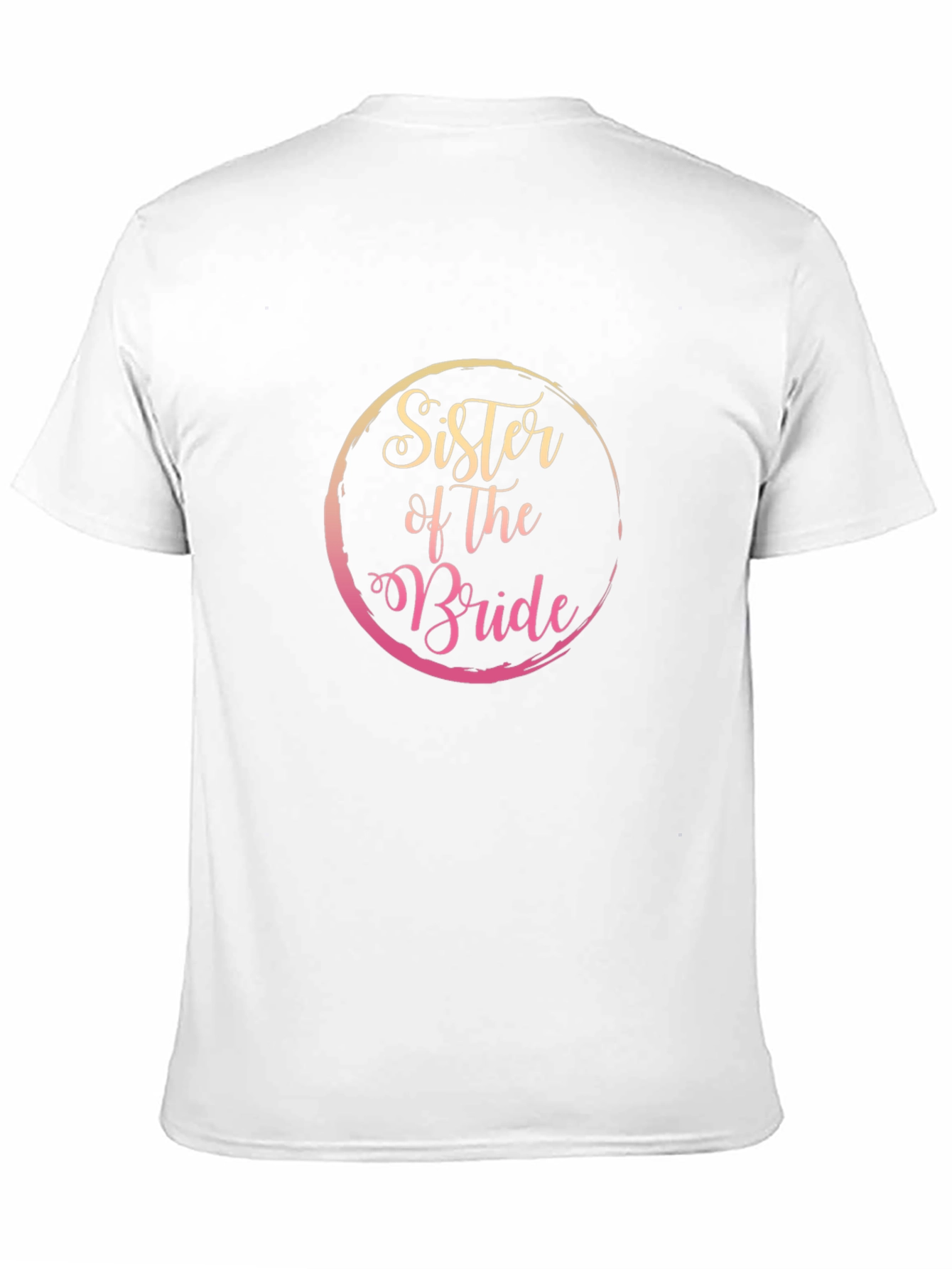 Sister of the Bride Black T-Shirt