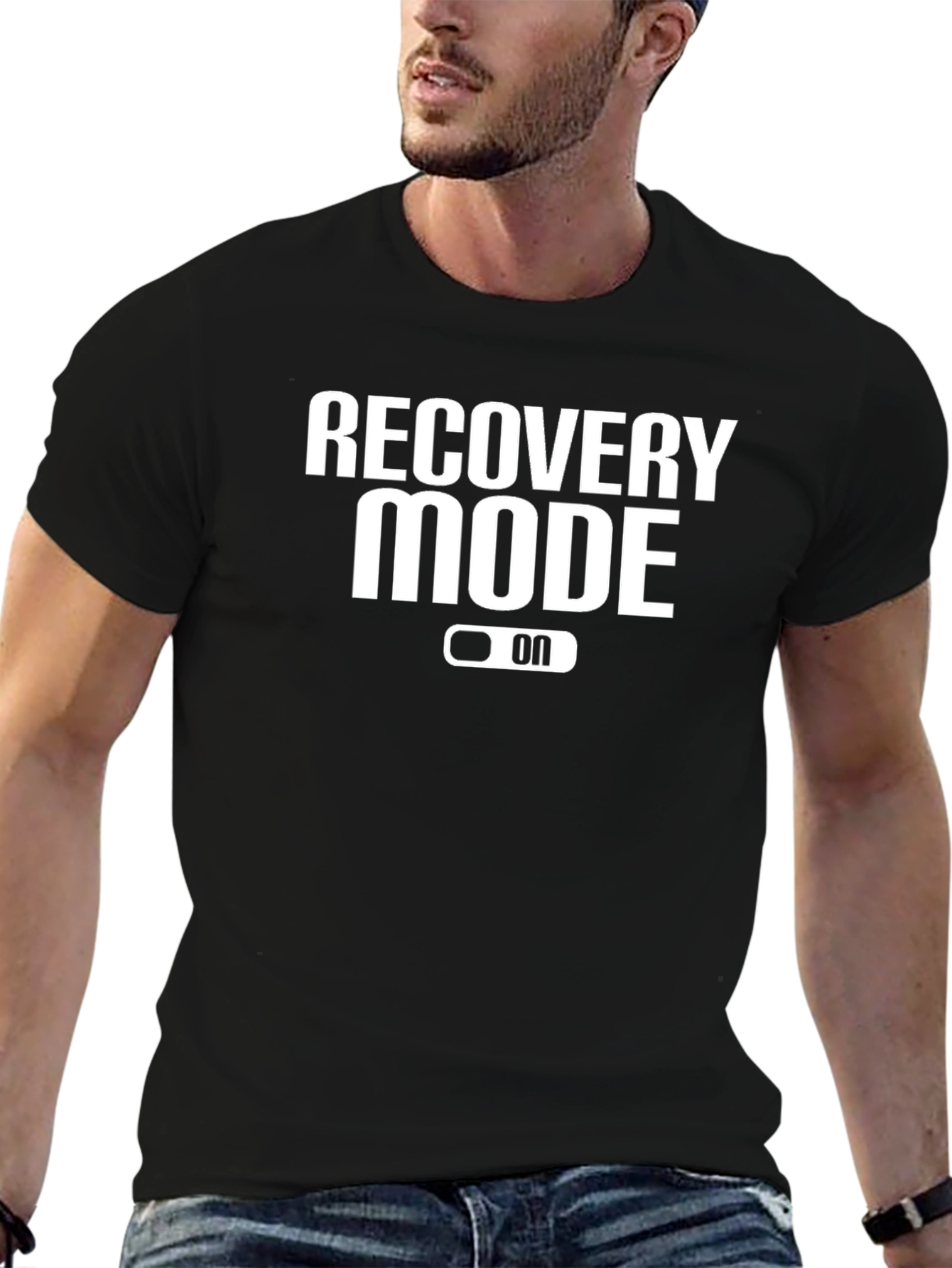 Recovery Mode On - Novelty Graphic T-Shirt