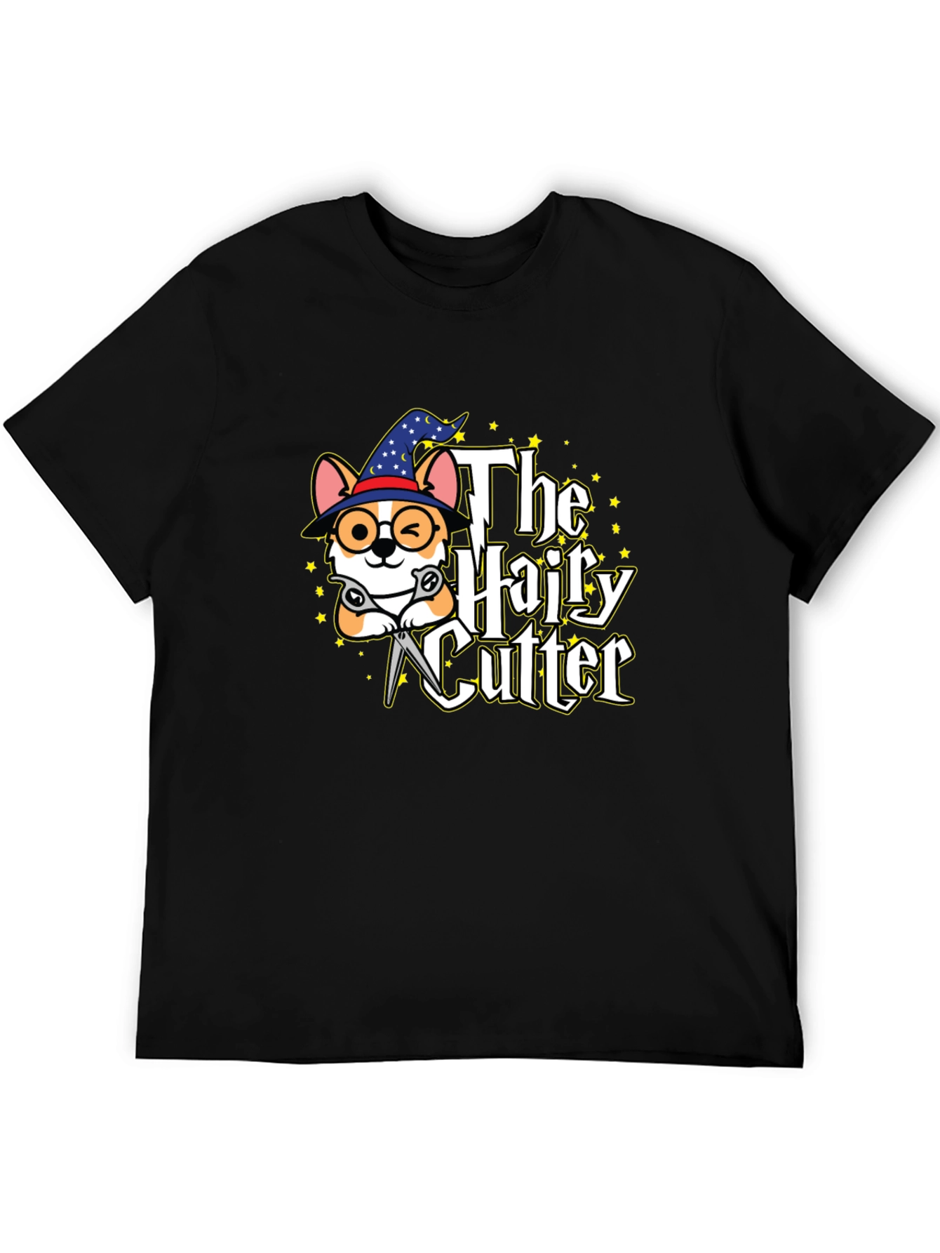 The Hairy Cutter T-Shirt - Funny Dog Barber Design