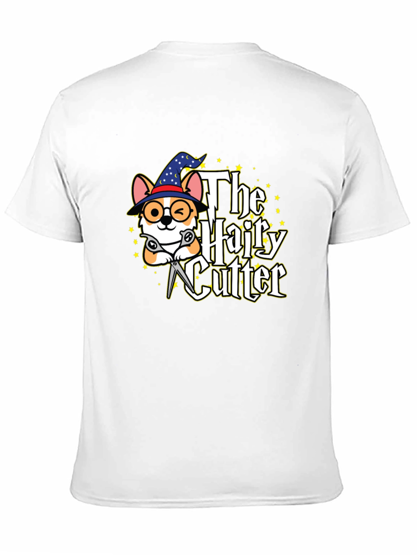 The Hairy Cutter T-Shirt - Funny Dog Barber Design