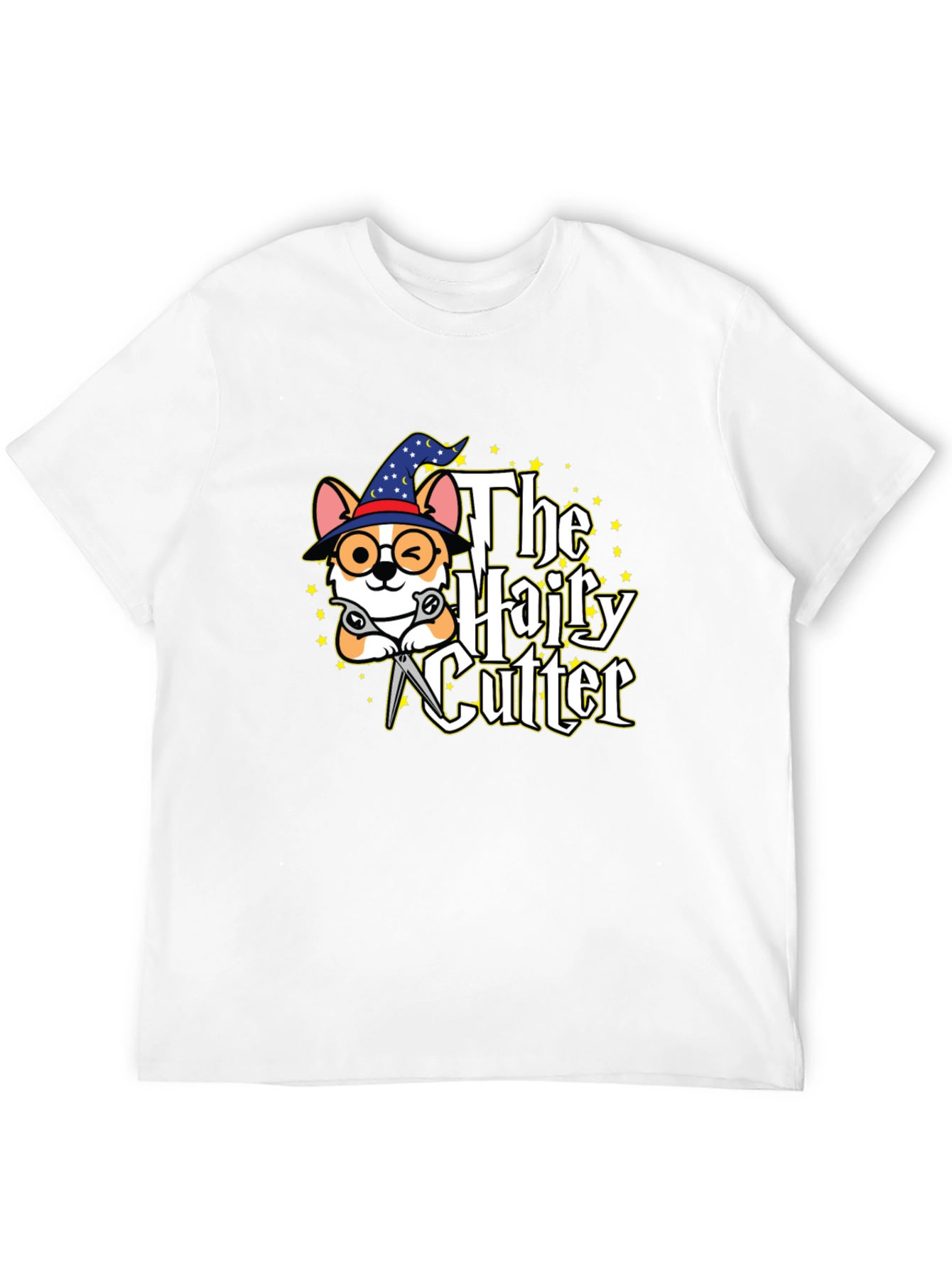 The Hairy Cutter T-Shirt - Funny Dog Barber Design