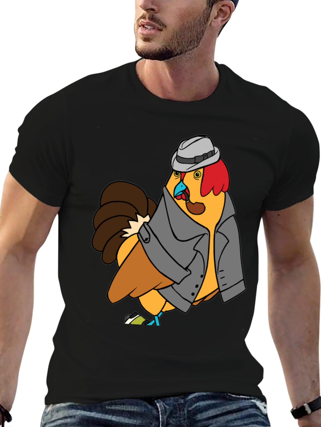 Detective Chicken Graphic Tee