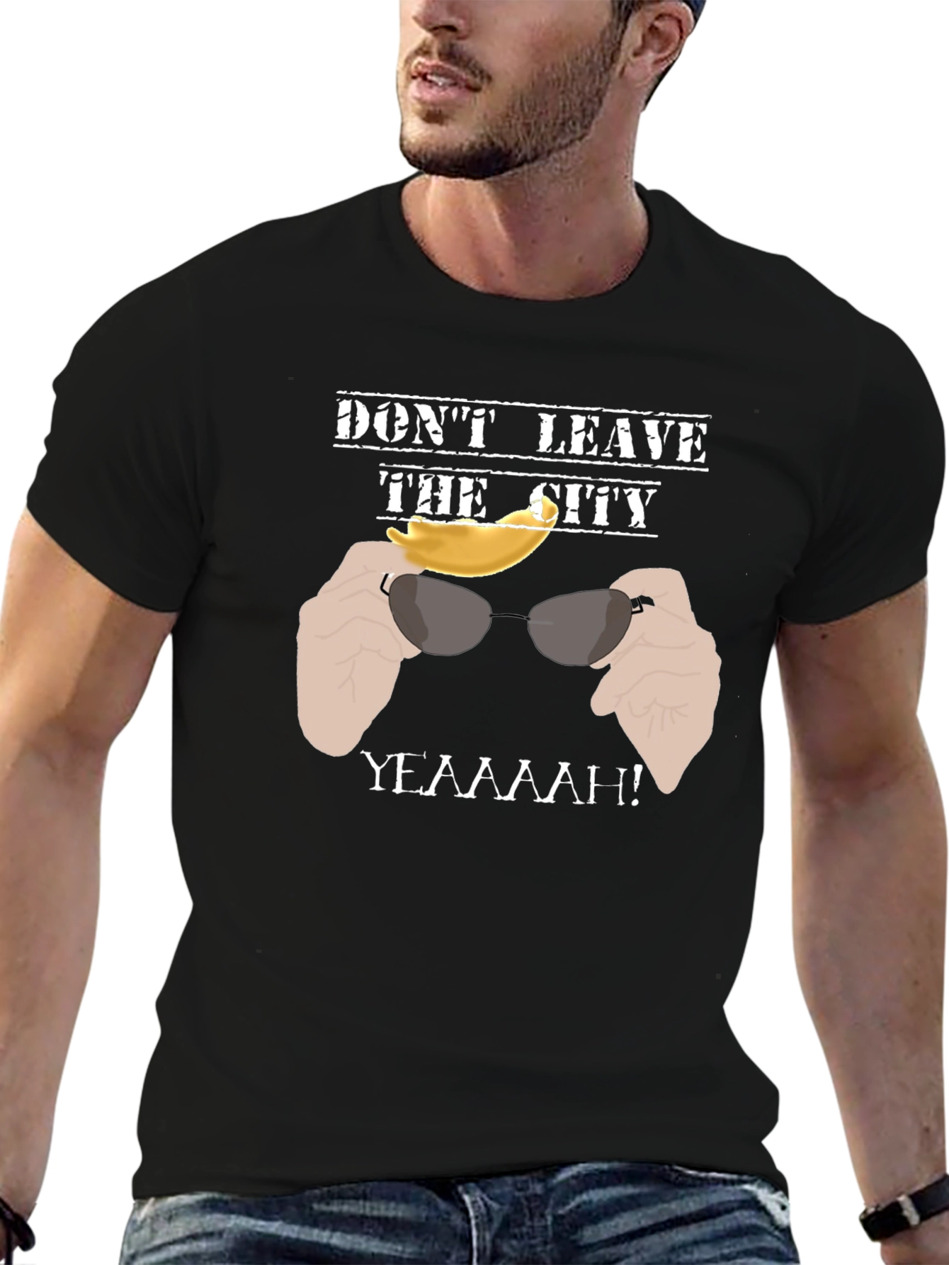 Dont Leave the City T-Shirt - Funny Graphic Tee