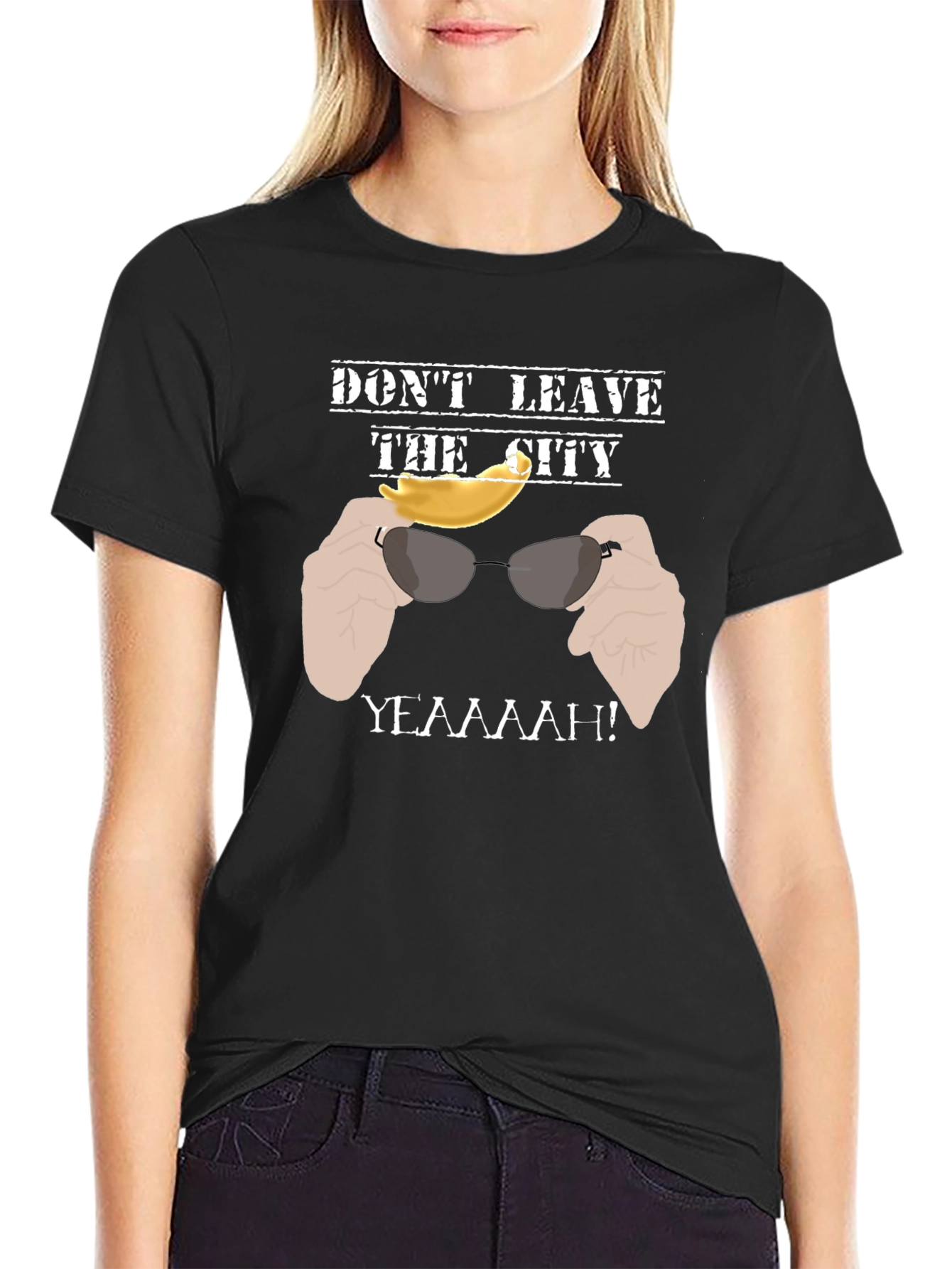 Dont Leave the City T-Shirt - Funny Graphic Tee
