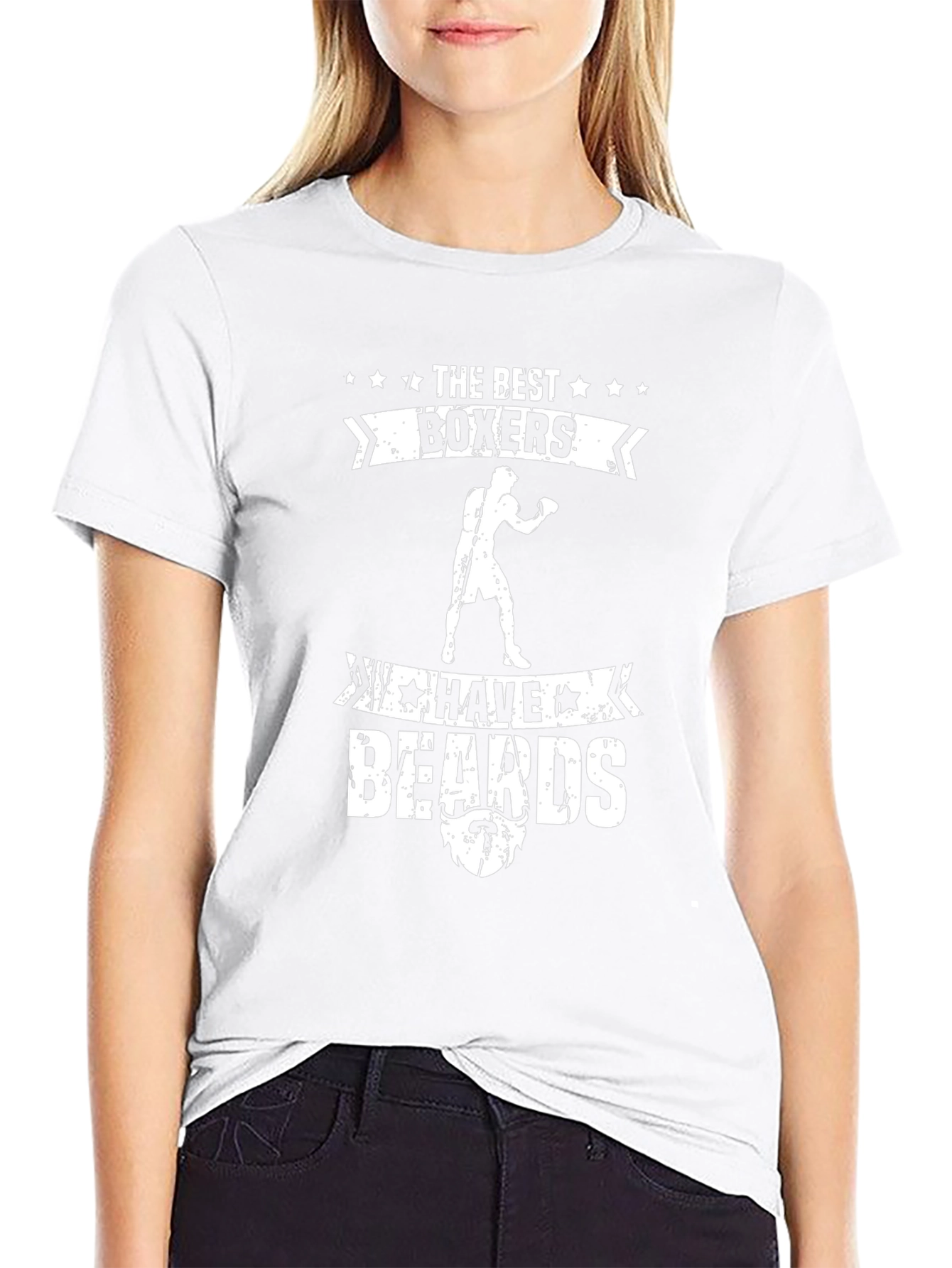 The Best Boxers Have Beards Black T-Shirt