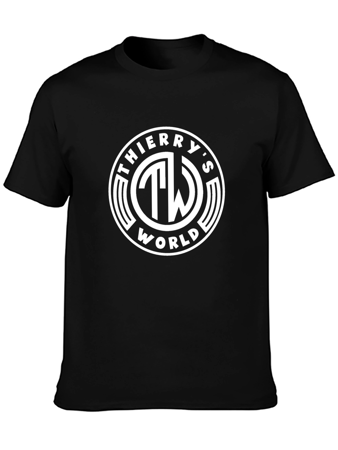 Thierrys World Black T-Shirt - Graphic Tee