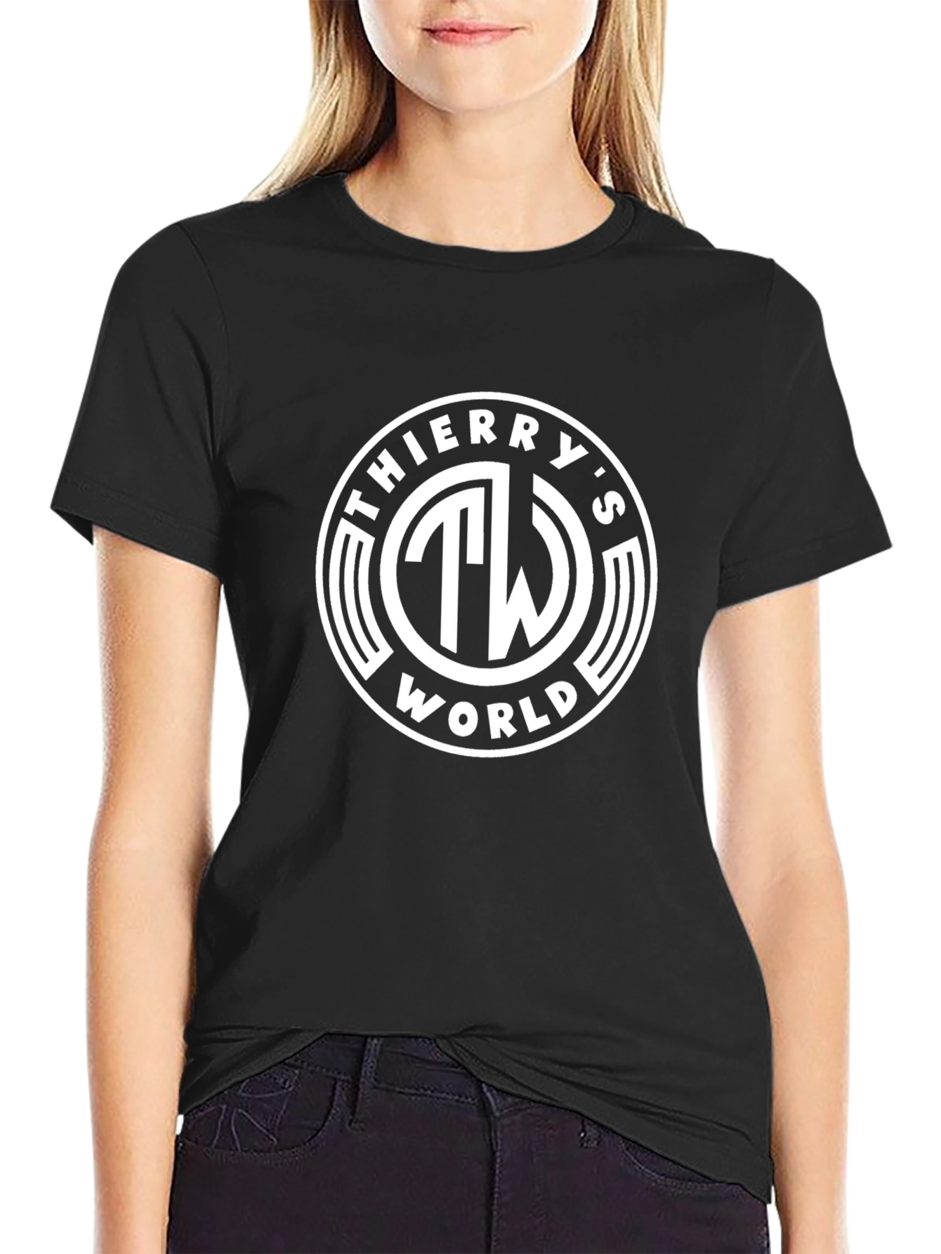 Thierrys World Black T-Shirt - Graphic Tee