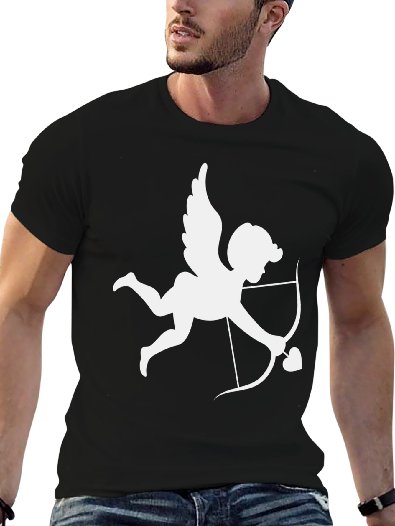 Cupid Graphic Tee - Black
