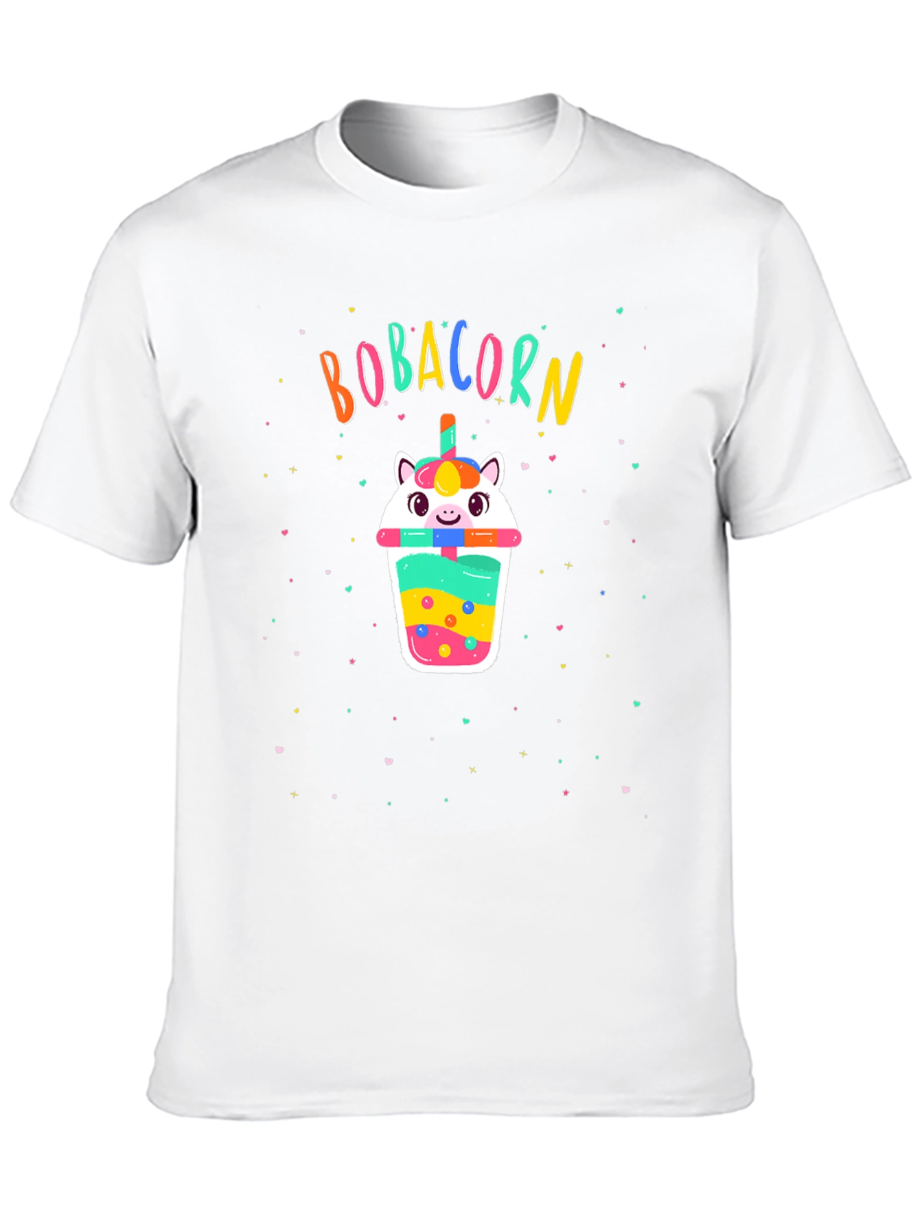 Bobacorn Black T-Shirt