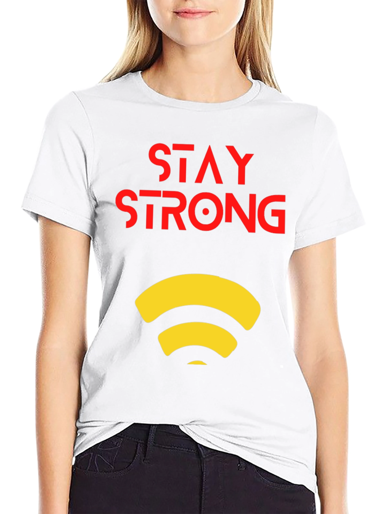 Stay Strong Graphic Tee - Modern Design